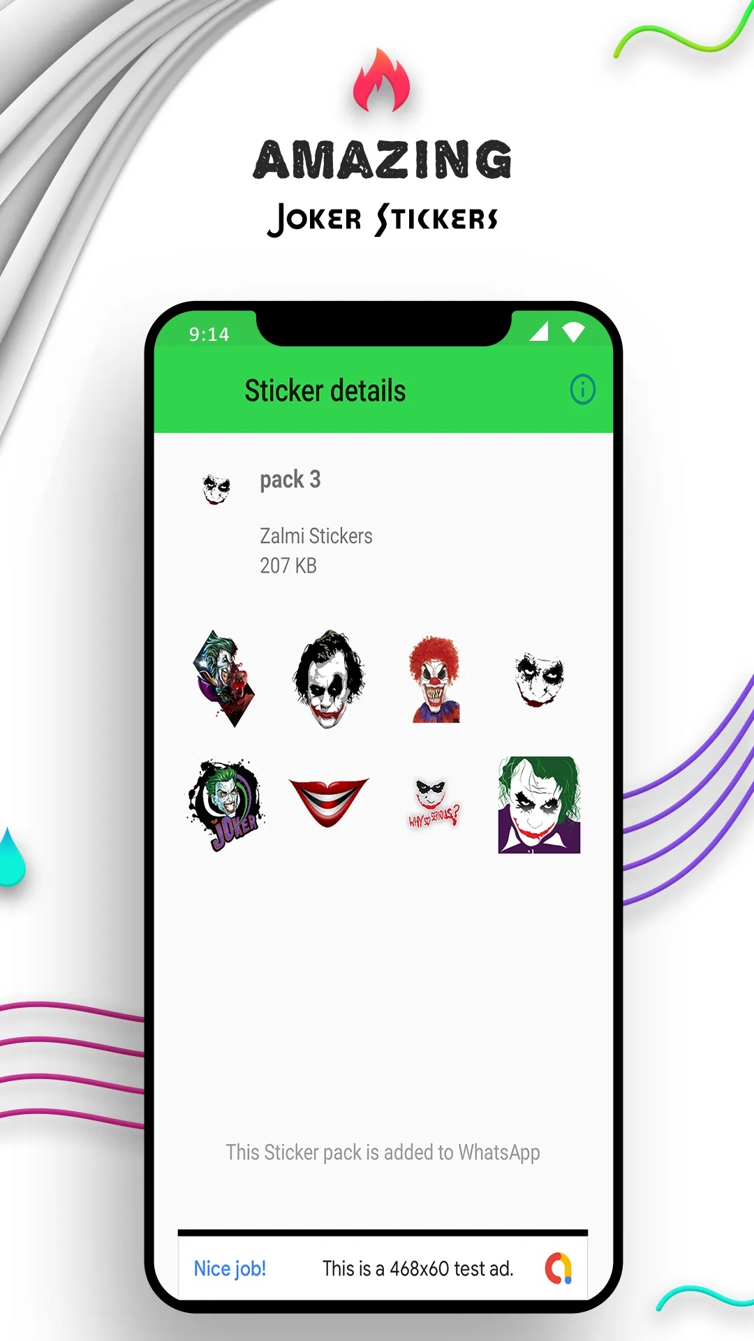 WAStickerApps - Joker Stickers | Indus Appstore | Screenshot