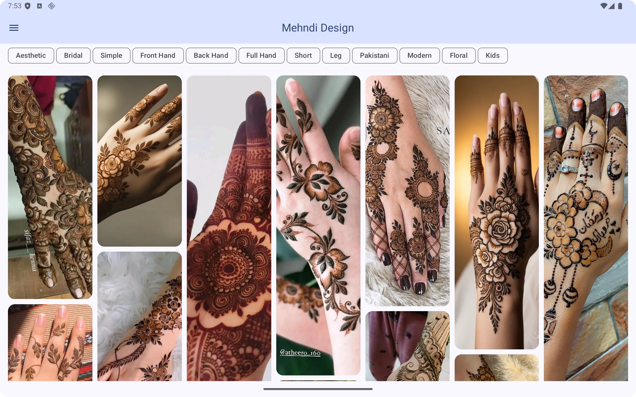 Mehndi Design (Offline) | Indus Appstore | Screenshot