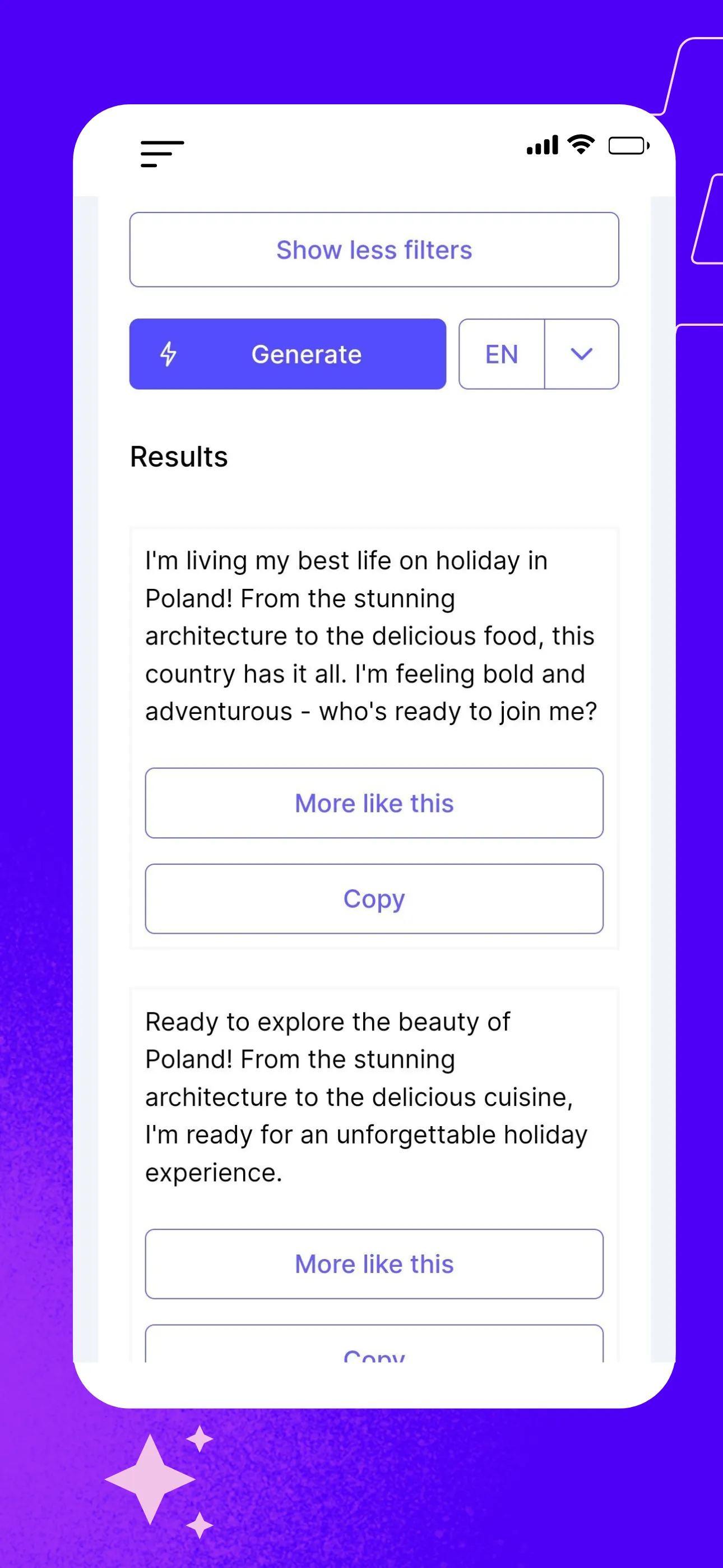 AI Caption Generator | Indus Appstore | Screenshot