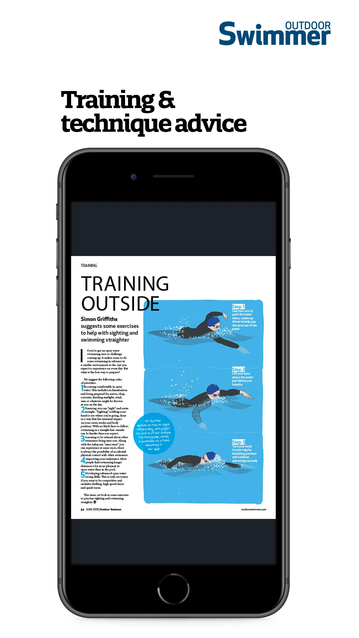 Outdoor Swimmer Magazine | Indus Appstore | Screenshot