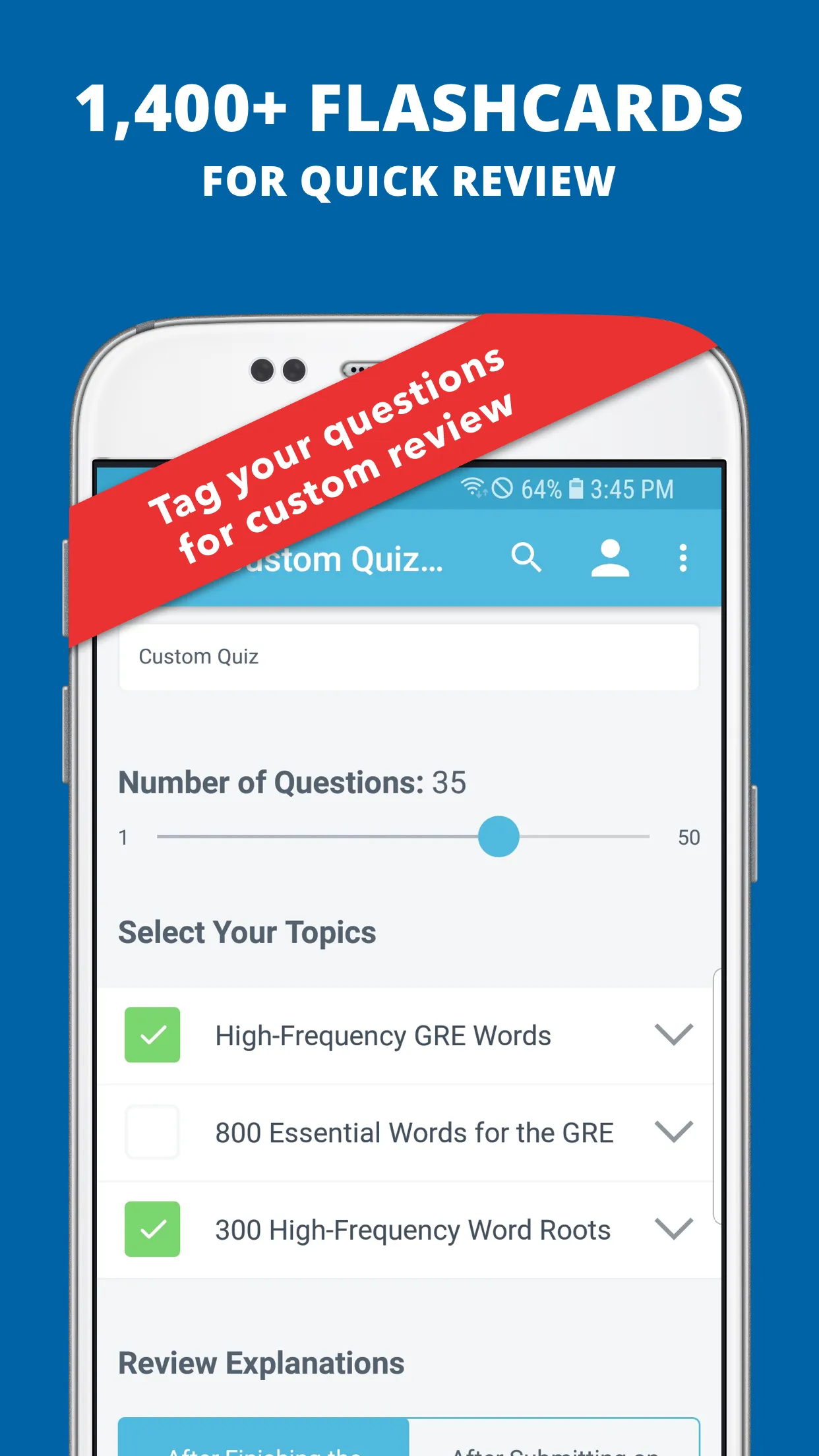 GRE Vocabulary Flashcards Prep | Indus Appstore | Screenshot