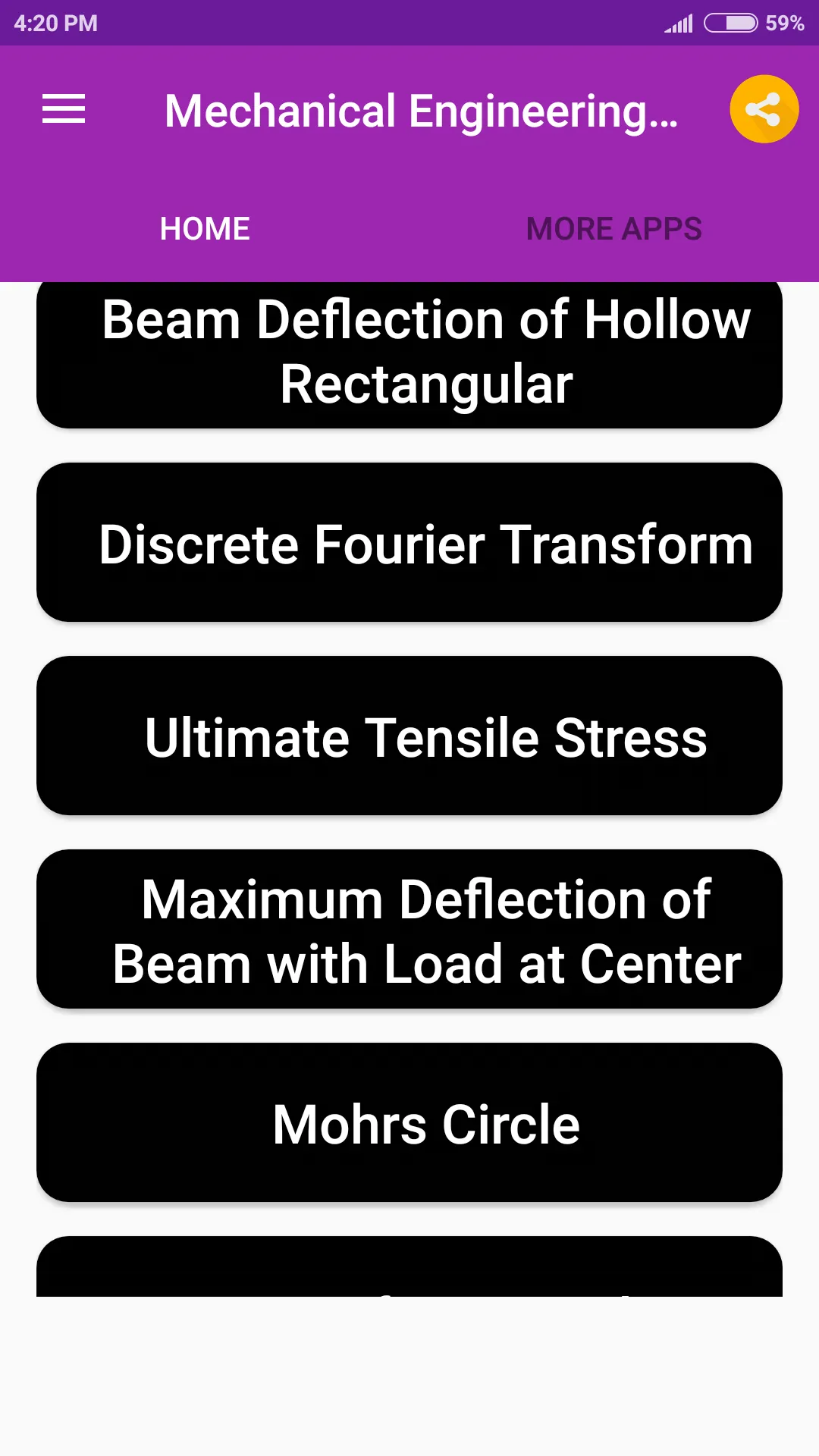 Mechanical Engineering Formula | Indus Appstore | Screenshot