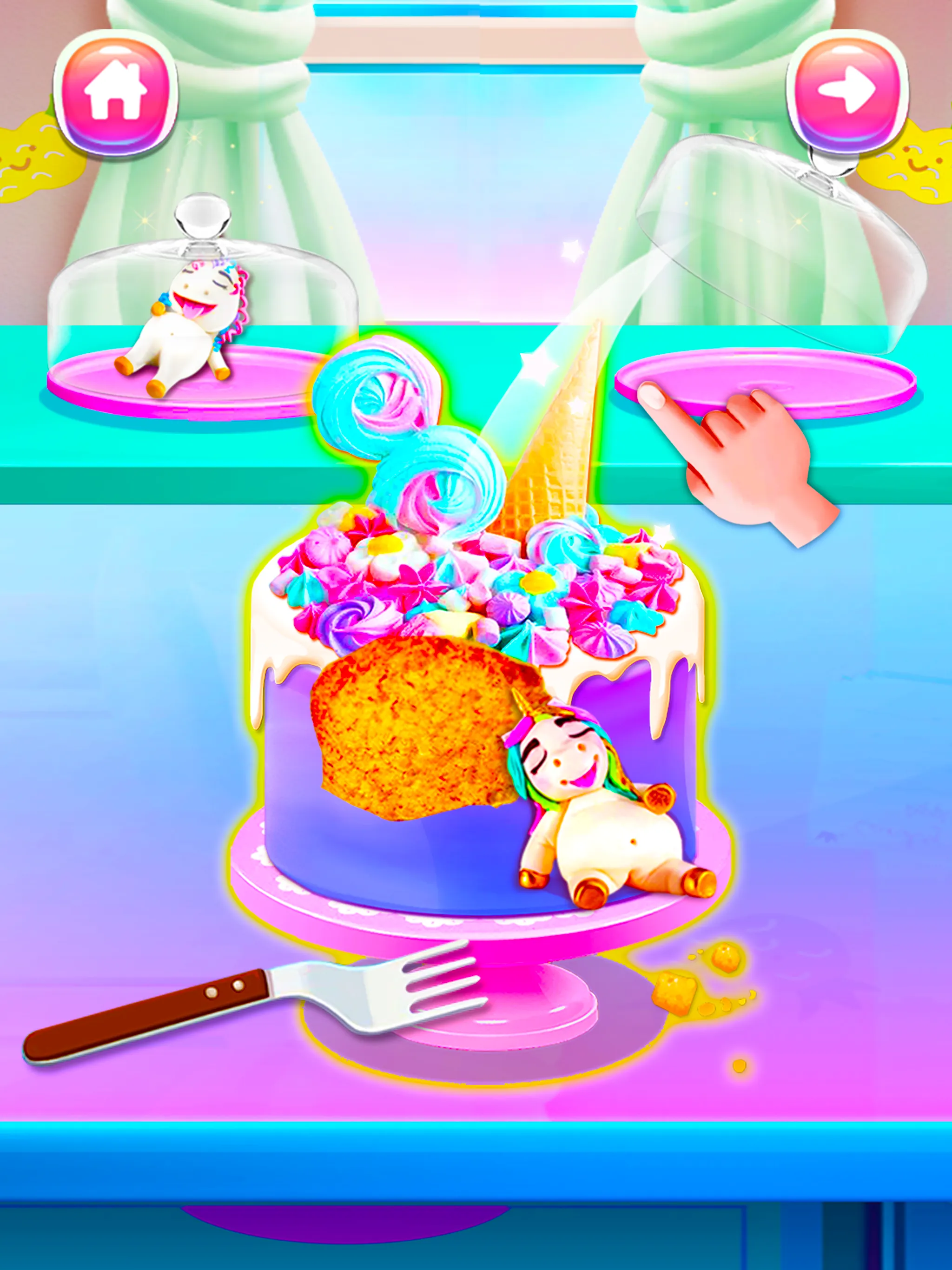 Girl Games: Unicorn Cooking | Indus Appstore | Screenshot