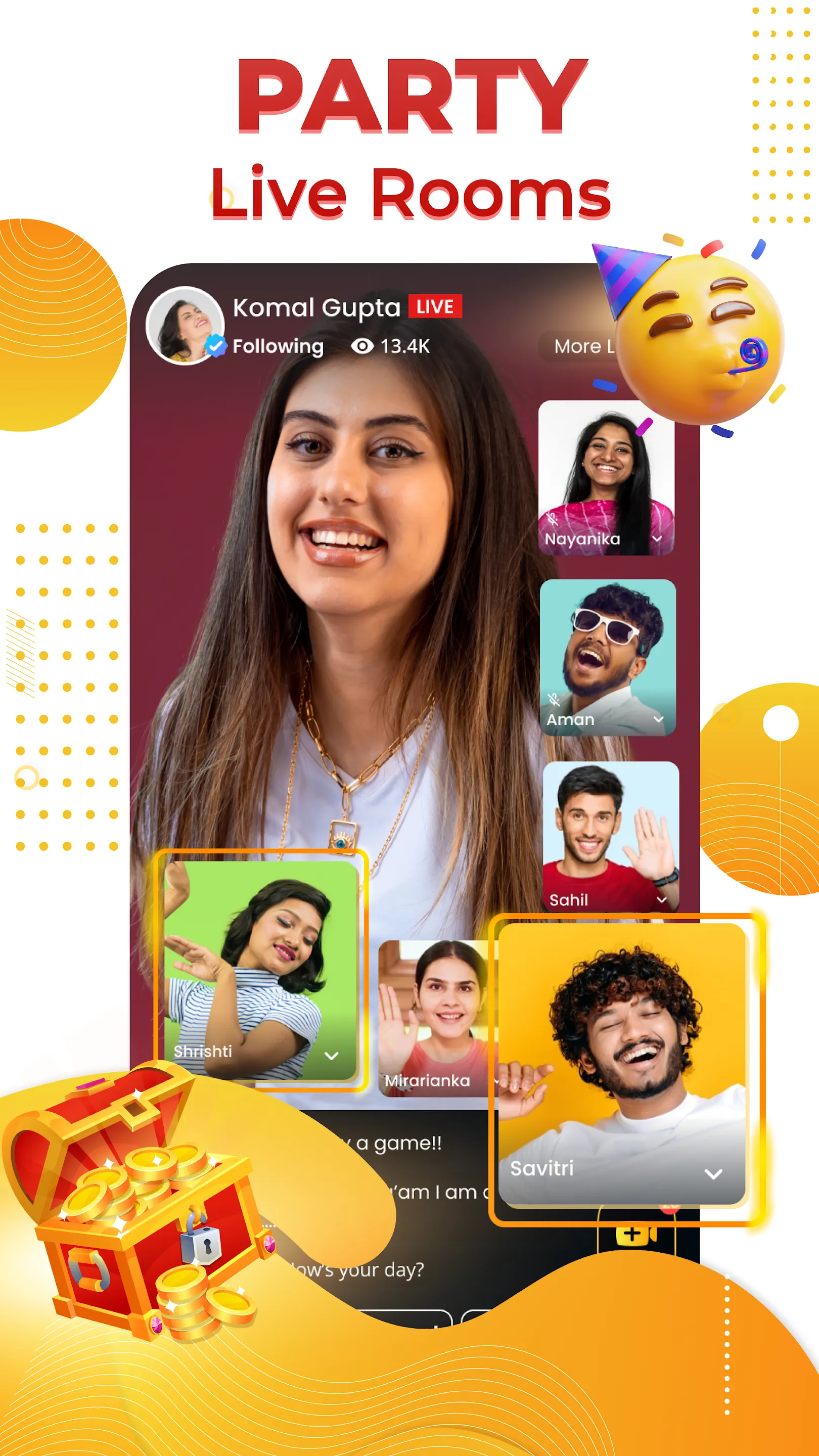 Eloelo: Live Chatroom & Games | Indus Appstore | Screenshot