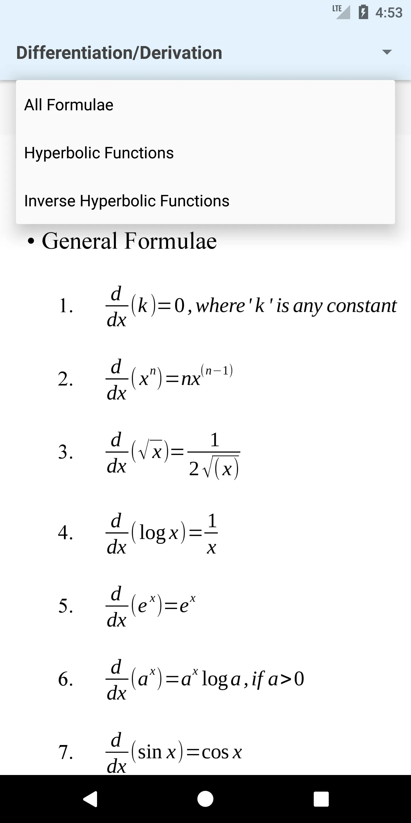 Formulas Plus | Indus Appstore | Screenshot