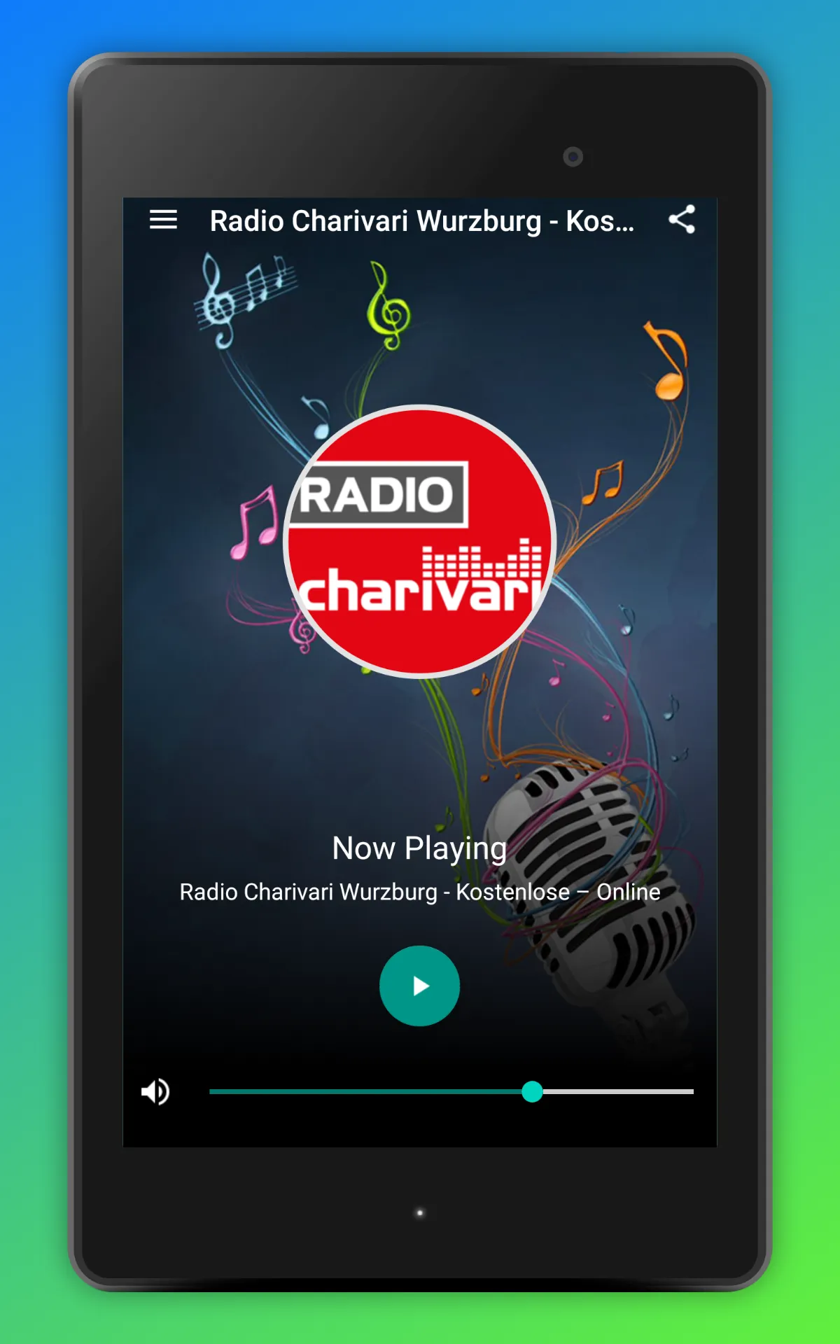 Radio Charivari Würzburg App | Indus Appstore | Screenshot