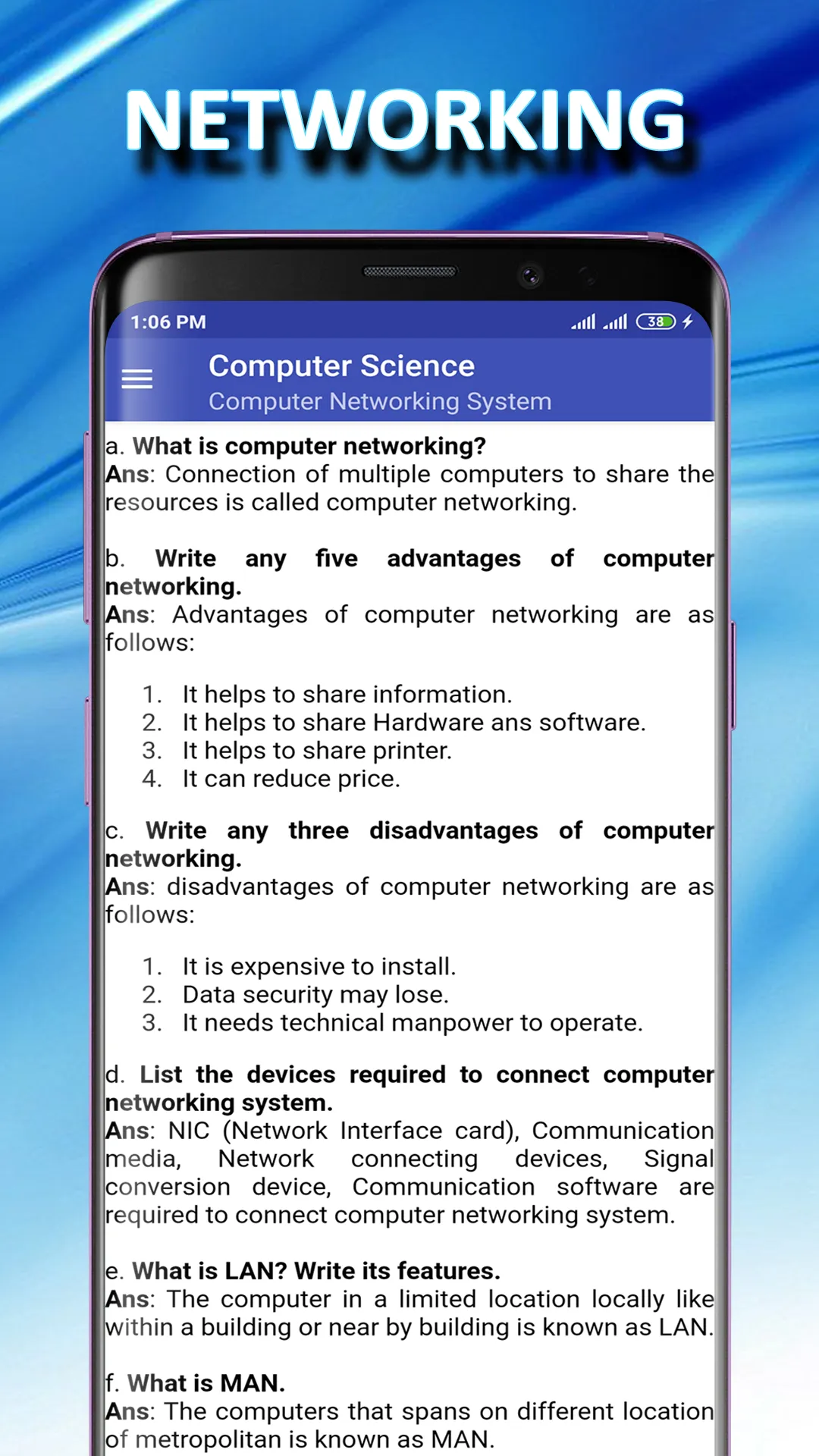 Computer Class 7 Solutions | H | Indus Appstore | Screenshot