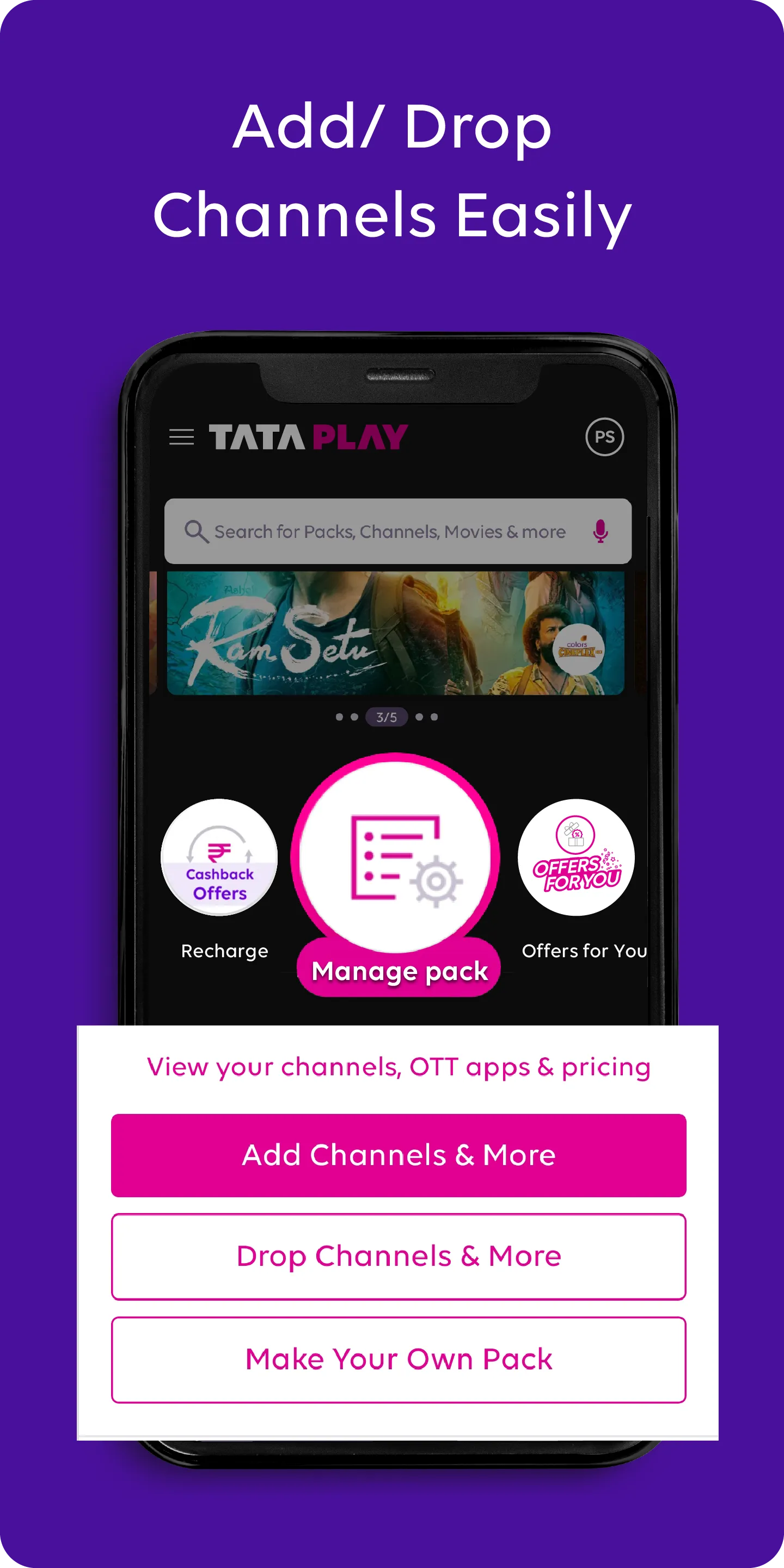 Tata Play - Live TV & DTH Pack | Indus Appstore | Screenshot