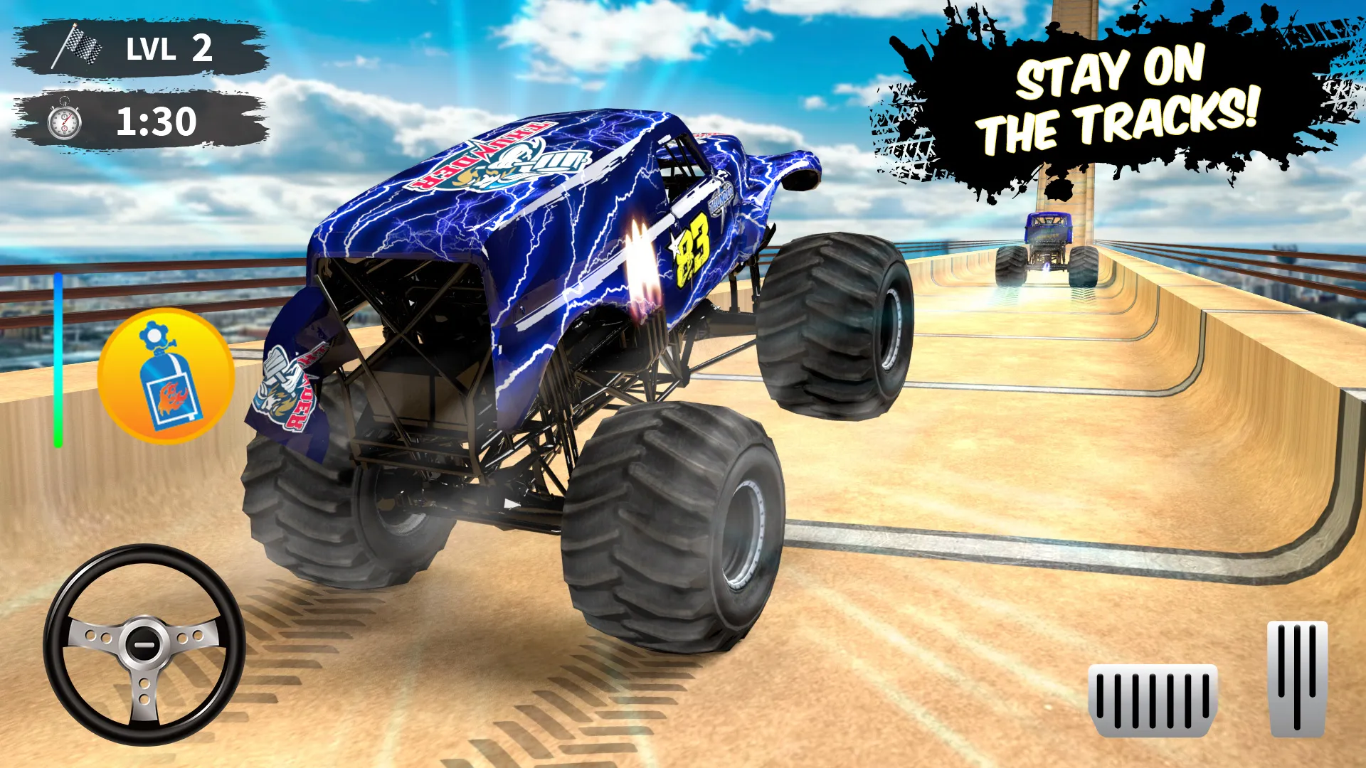 Fearless Wheels 4x4 car games | Indus Appstore | Screenshot