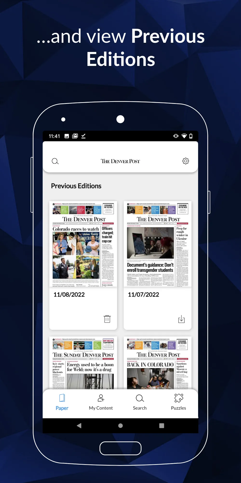 Denver Post Digital e-Edition | Indus Appstore | Screenshot