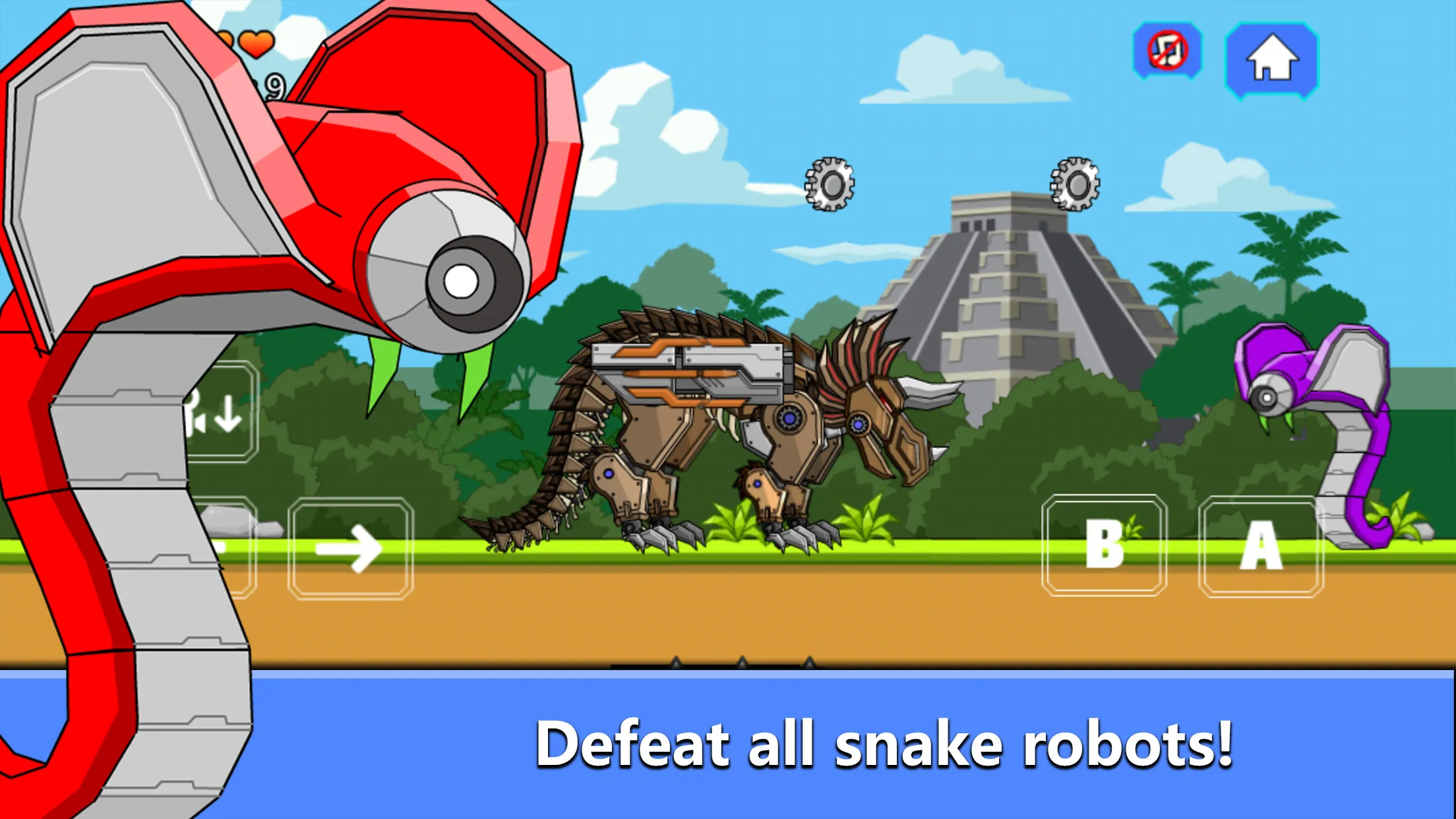 Triceratops Dino Fossil Robot | Indus Appstore | Screenshot