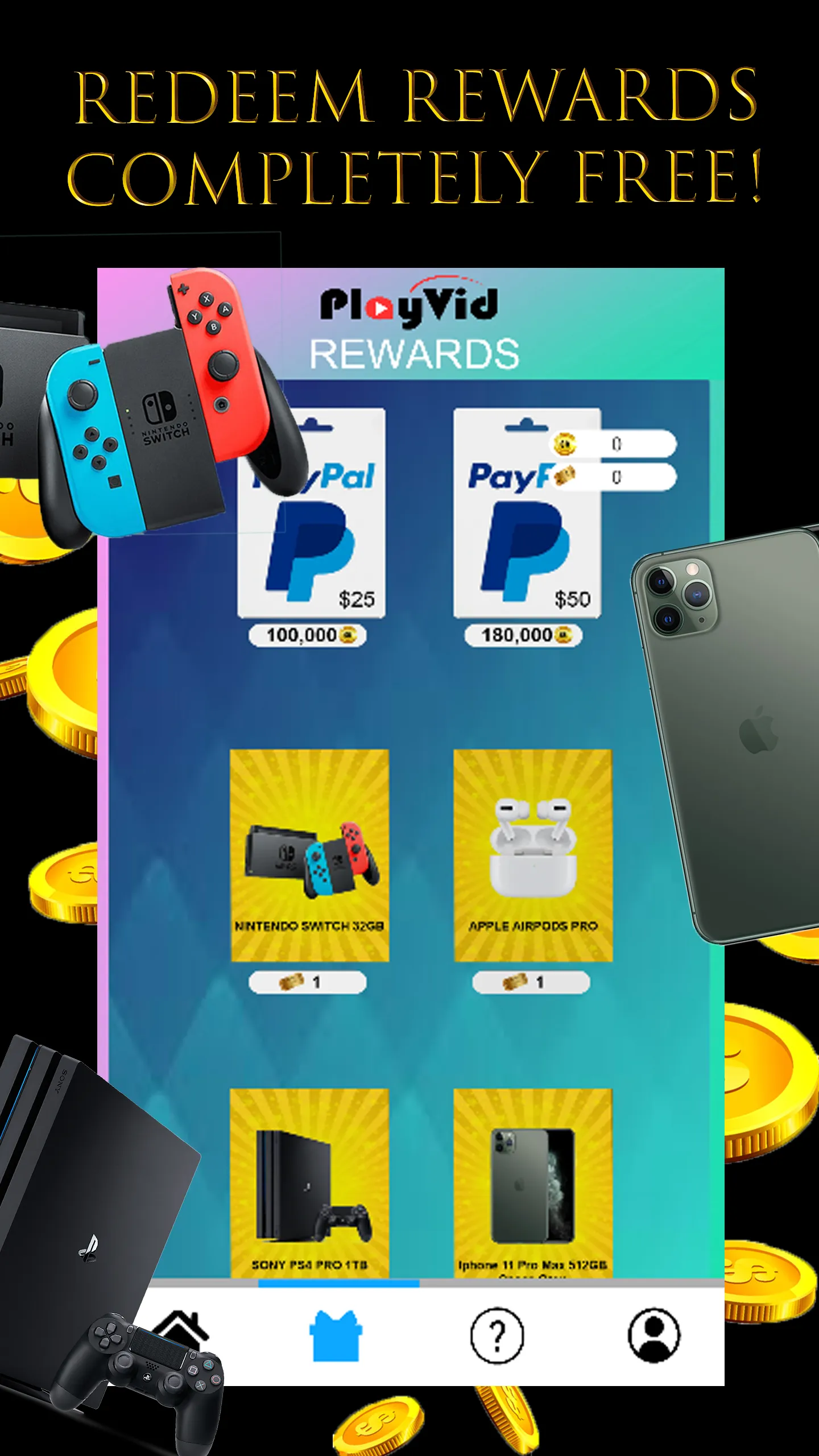 PlayVid - Earn Rewards & Money | Indus Appstore | Screenshot