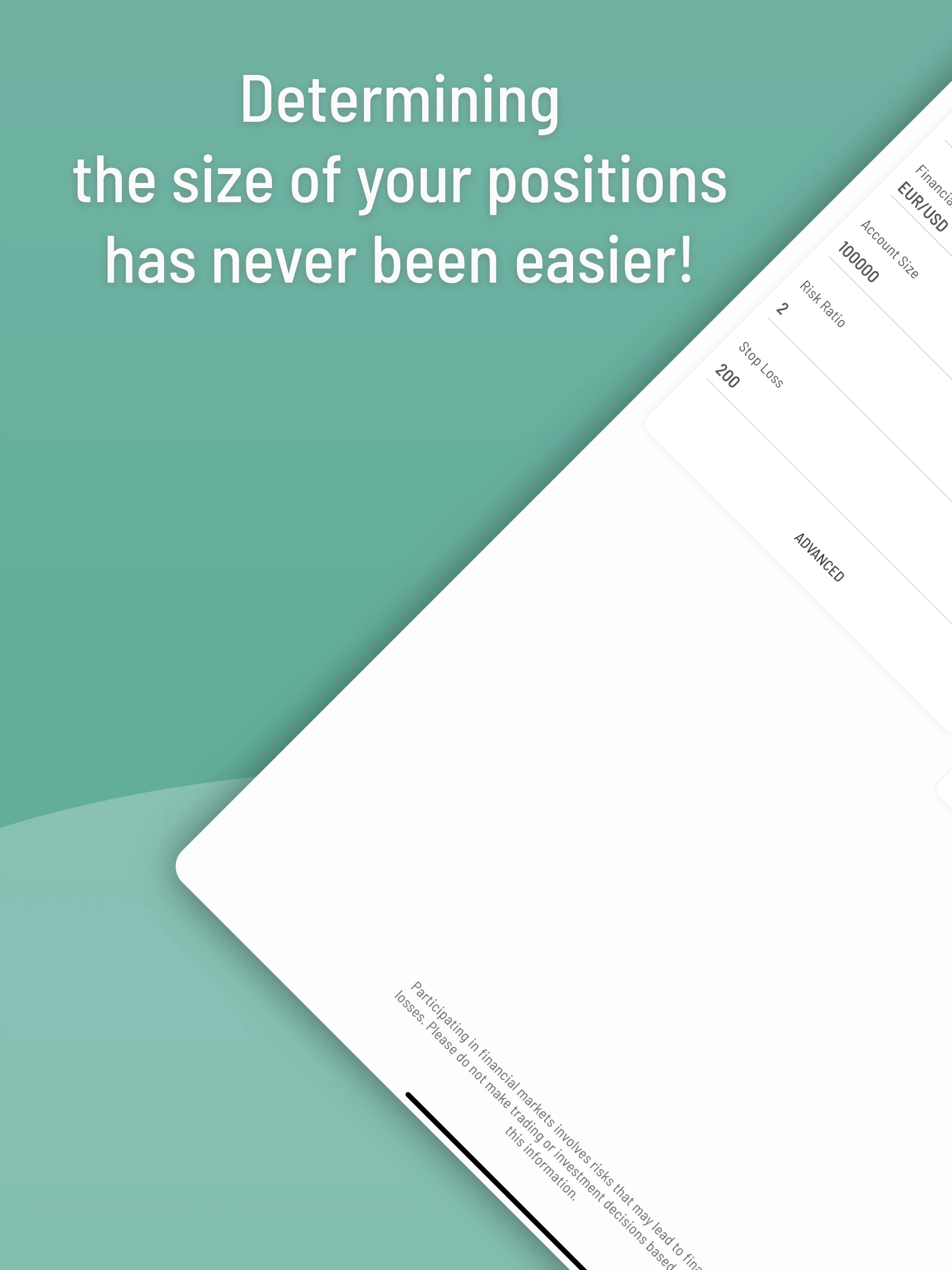 FX Position Calculator | Indus Appstore | Screenshot