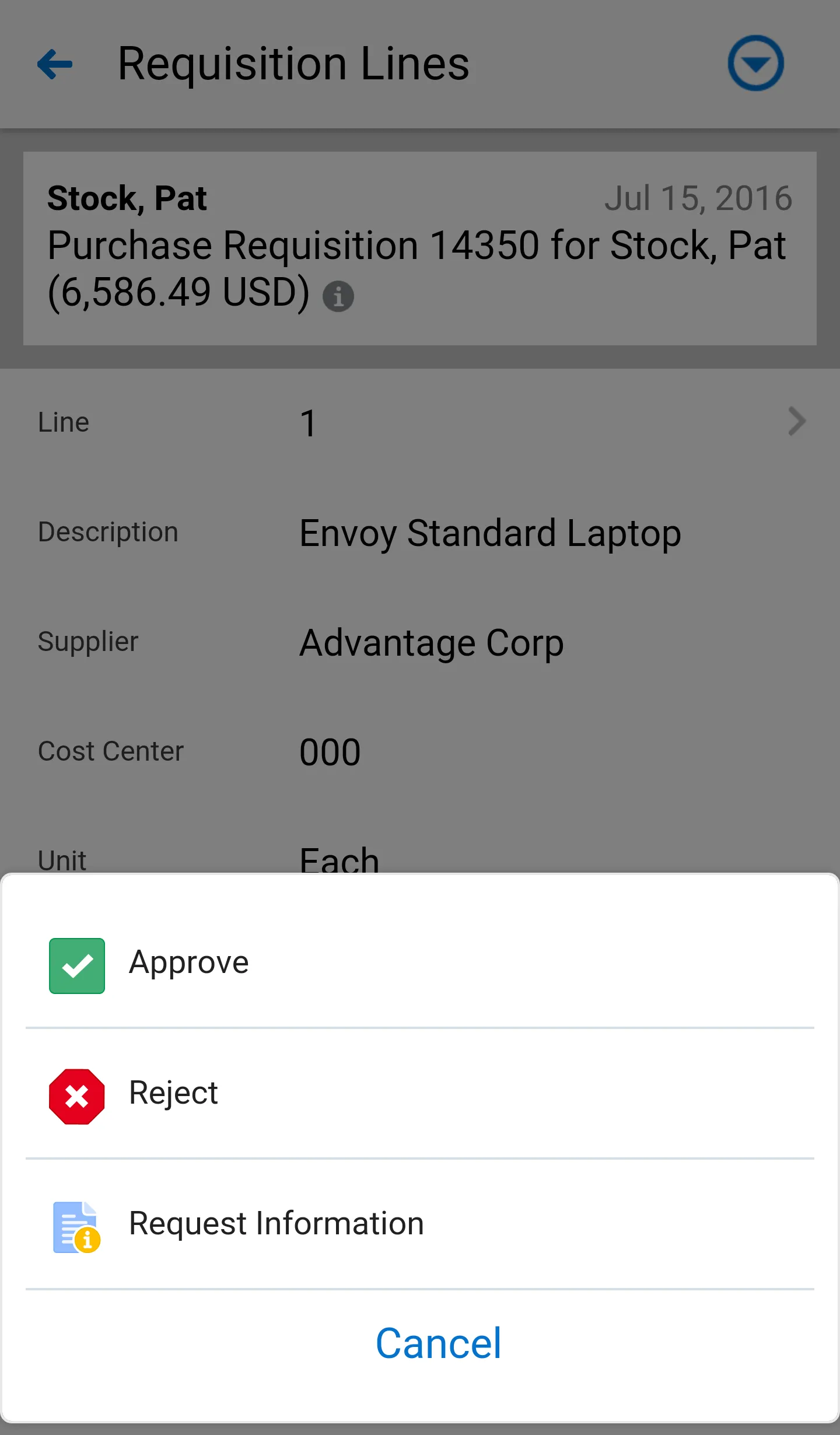 Approvals for EBS | Indus Appstore | Screenshot