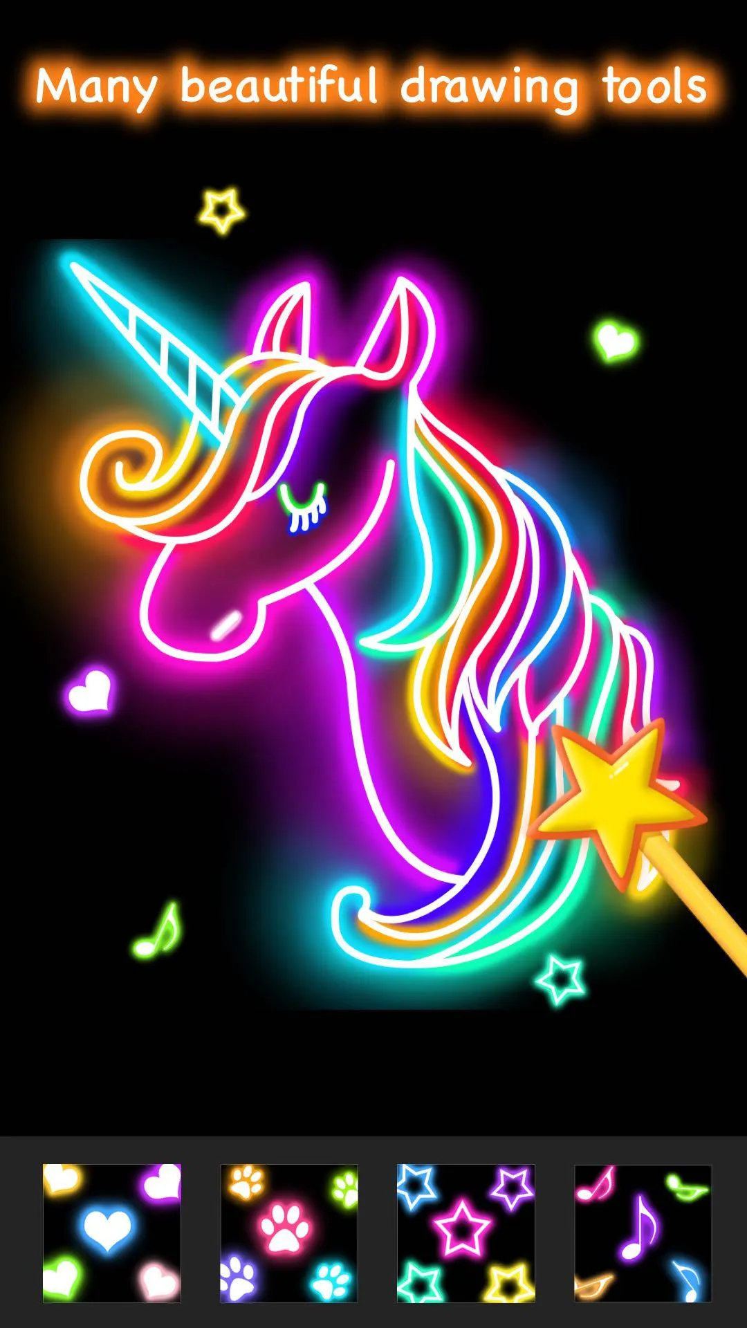 Learn To Draw Glow Princess | Indus Appstore | Screenshot