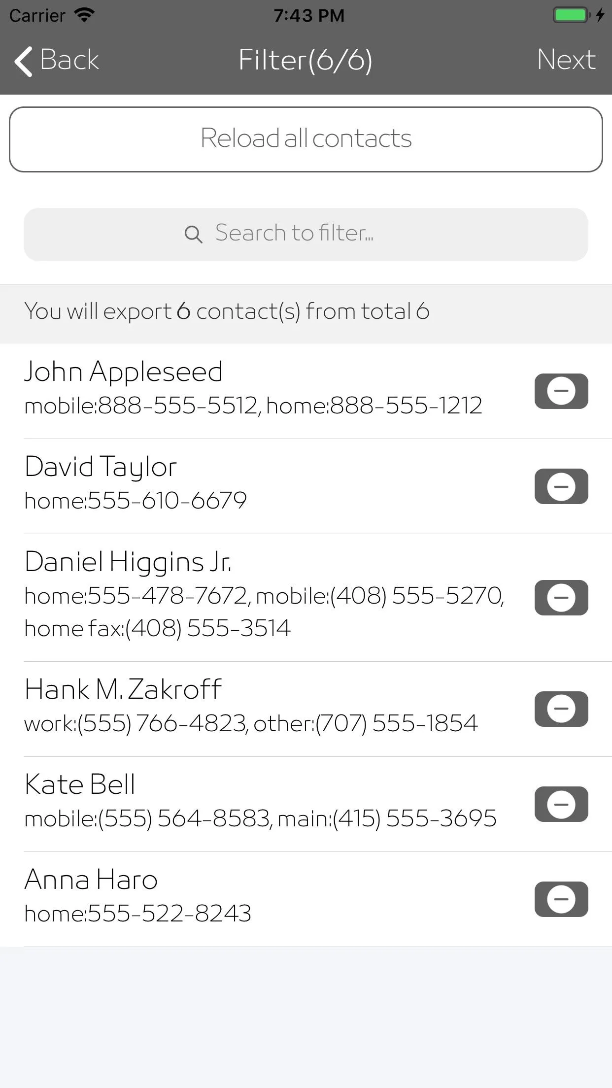 iKontacts - Manage Contacts | Indus Appstore | Screenshot