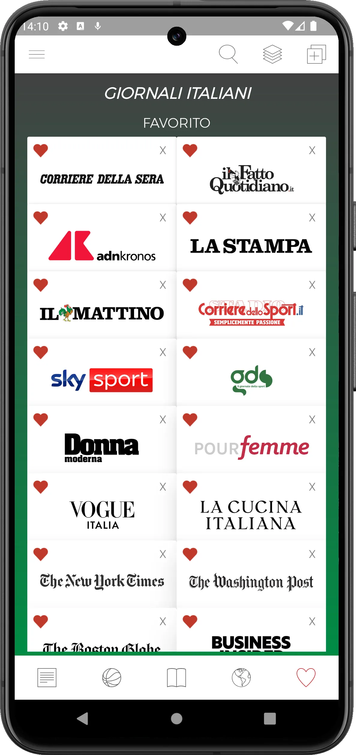 Giornali Italiani | Indus Appstore | Screenshot