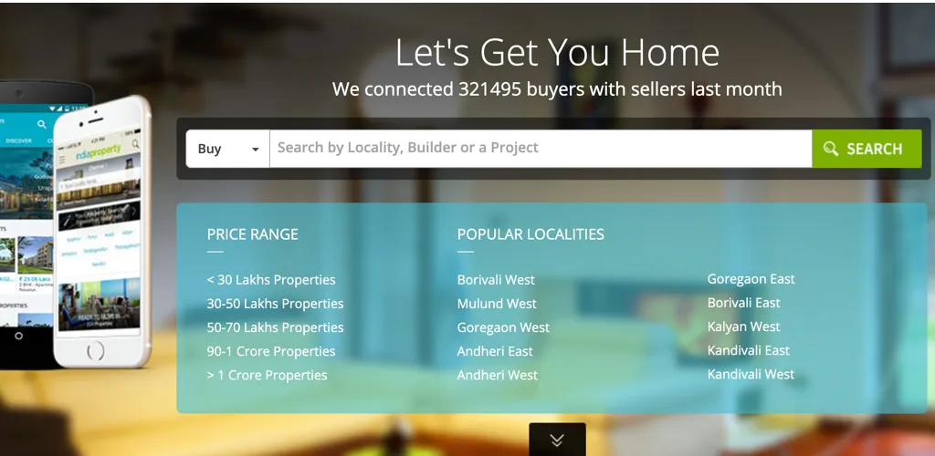 India Property by Quikr | Indus Appstore | Screenshot