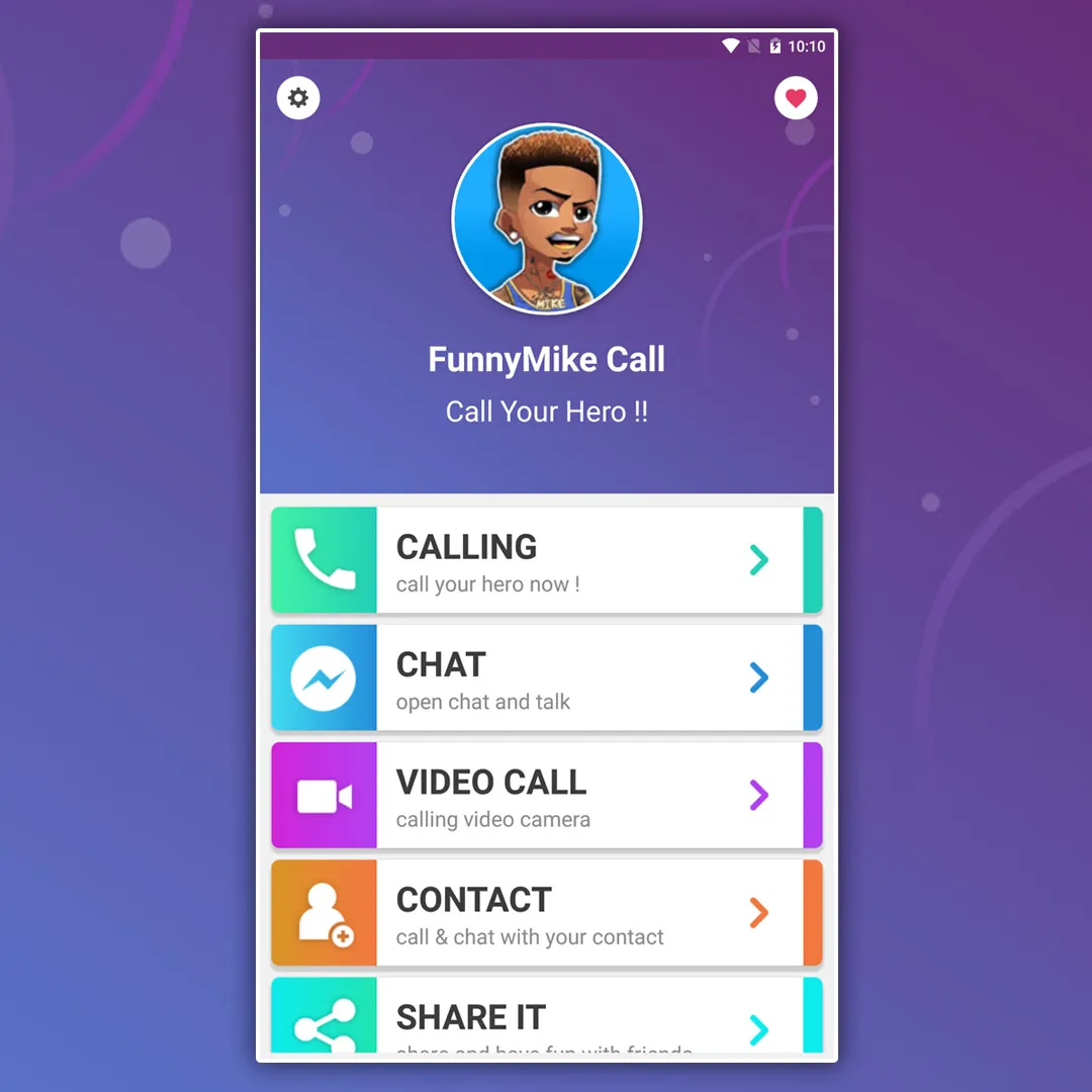 FunnyMike Fake Call | Indus Appstore | Screenshot