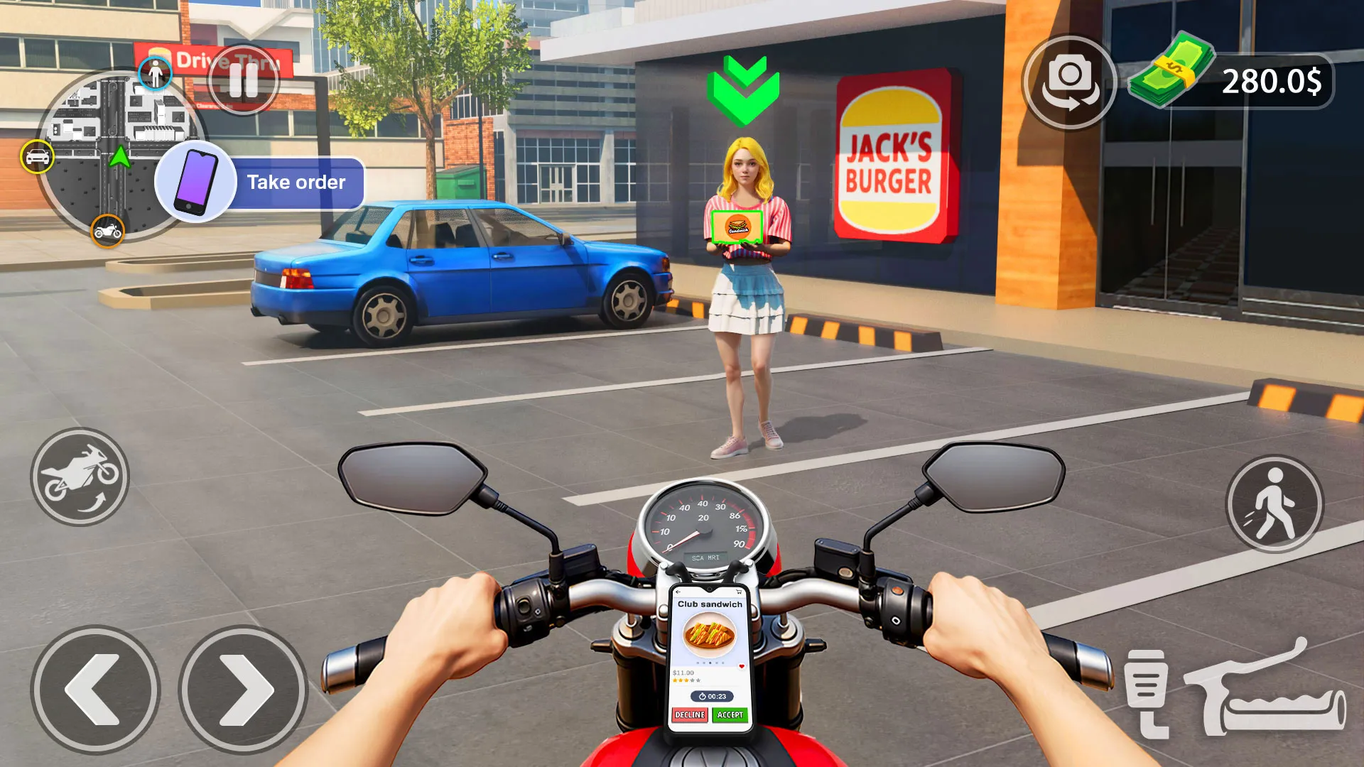 Urban Food Delivery Game | Indus Appstore | Screenshot