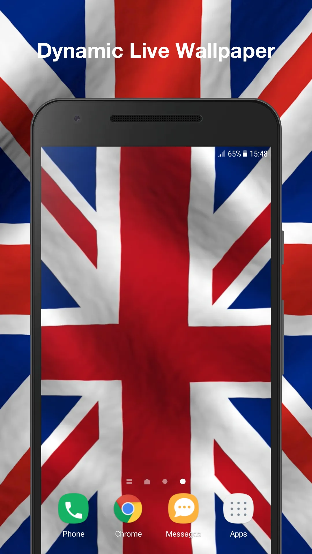 3d Uk Flag Live Wallpaper | Indus Appstore | Screenshot