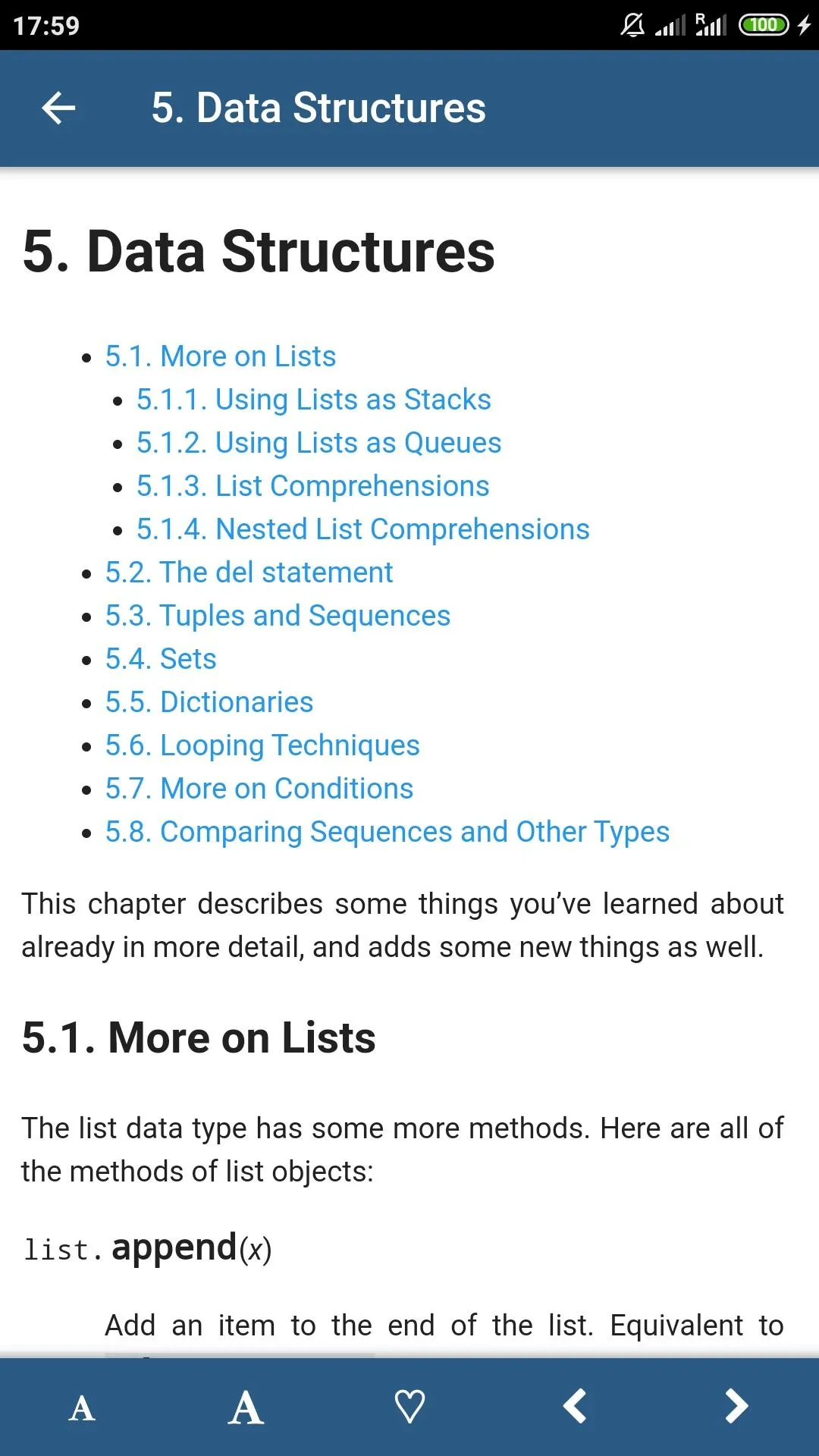 Python 3.7 Docs | Indus Appstore | Screenshot