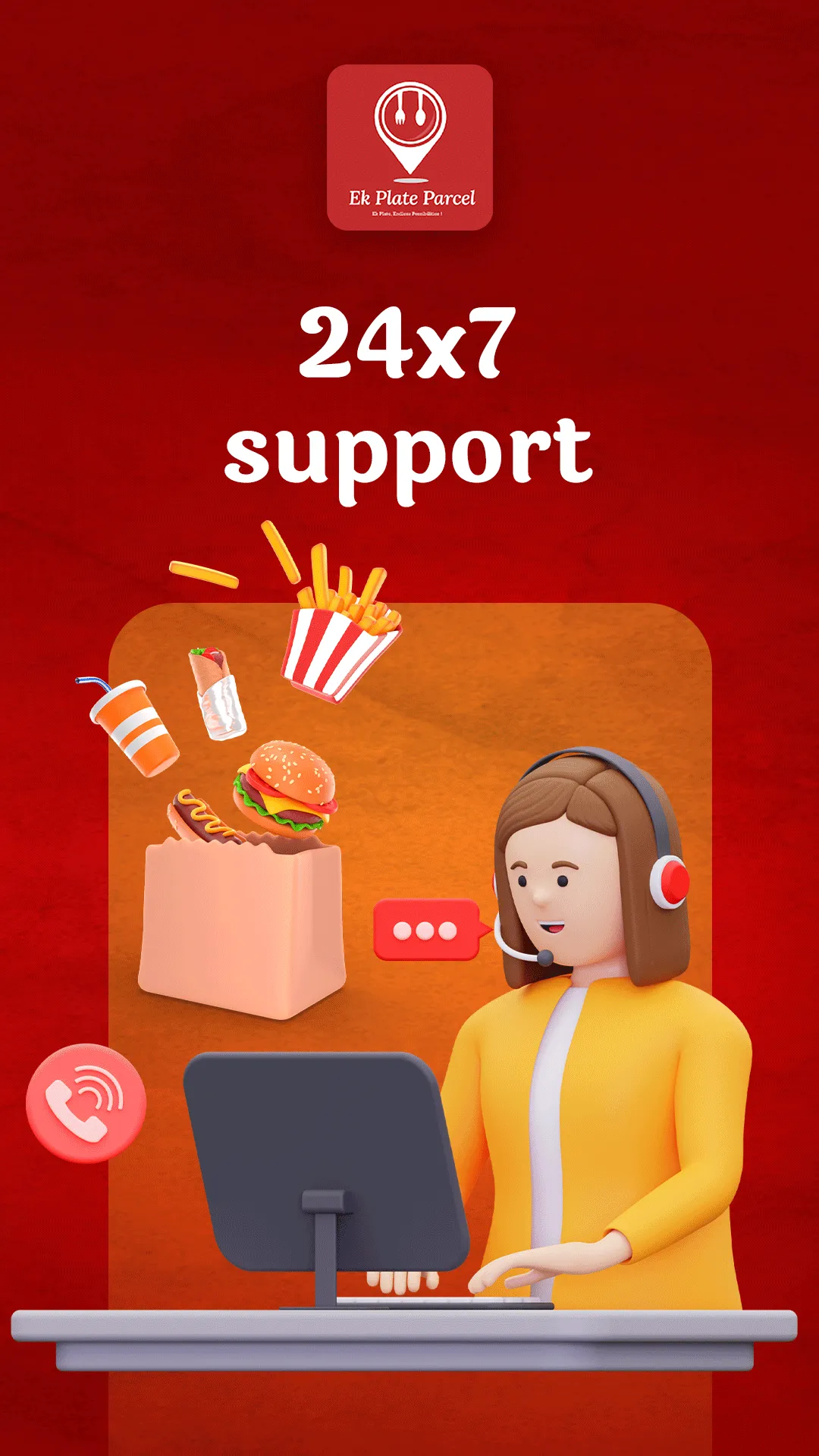 EK PLATE PARCEL: Food Delivery | Indus Appstore | Screenshot