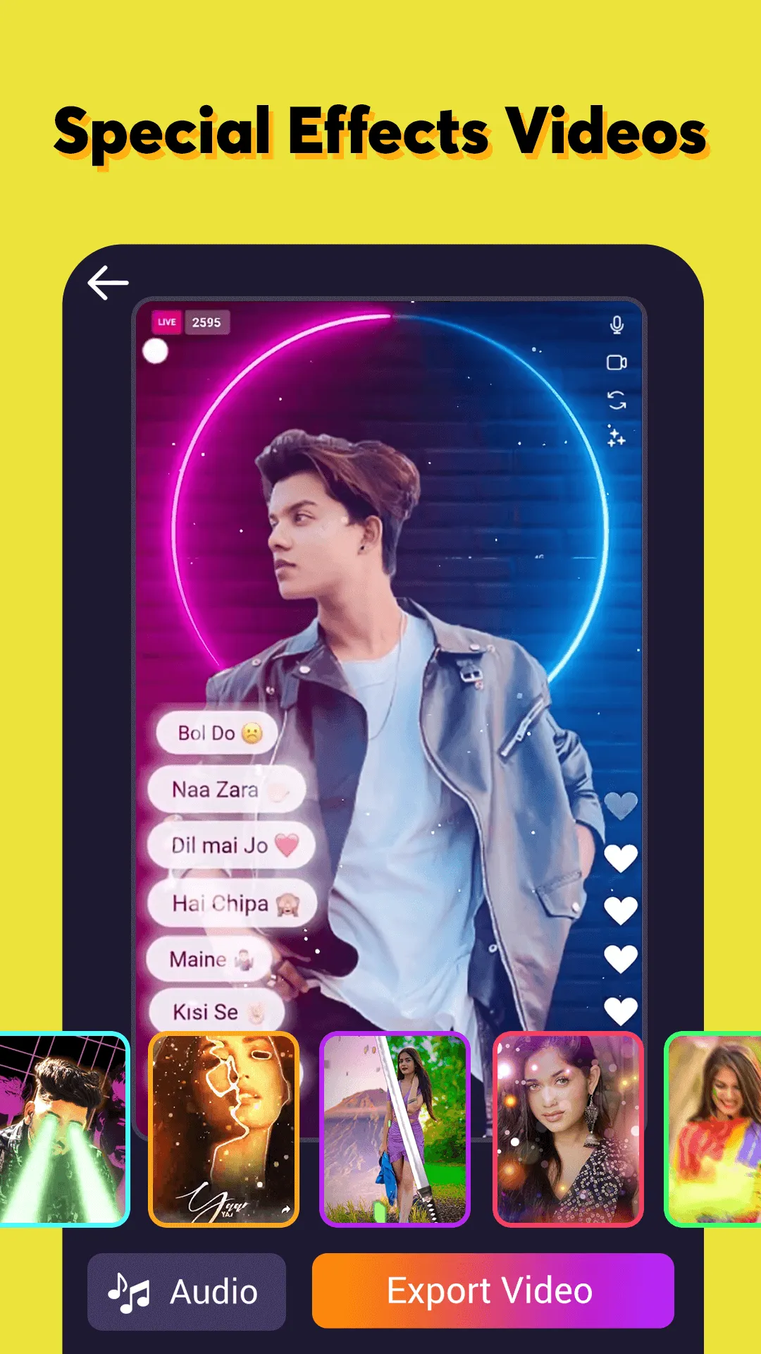 Voiz - Music Video Maker | Indus Appstore | Screenshot