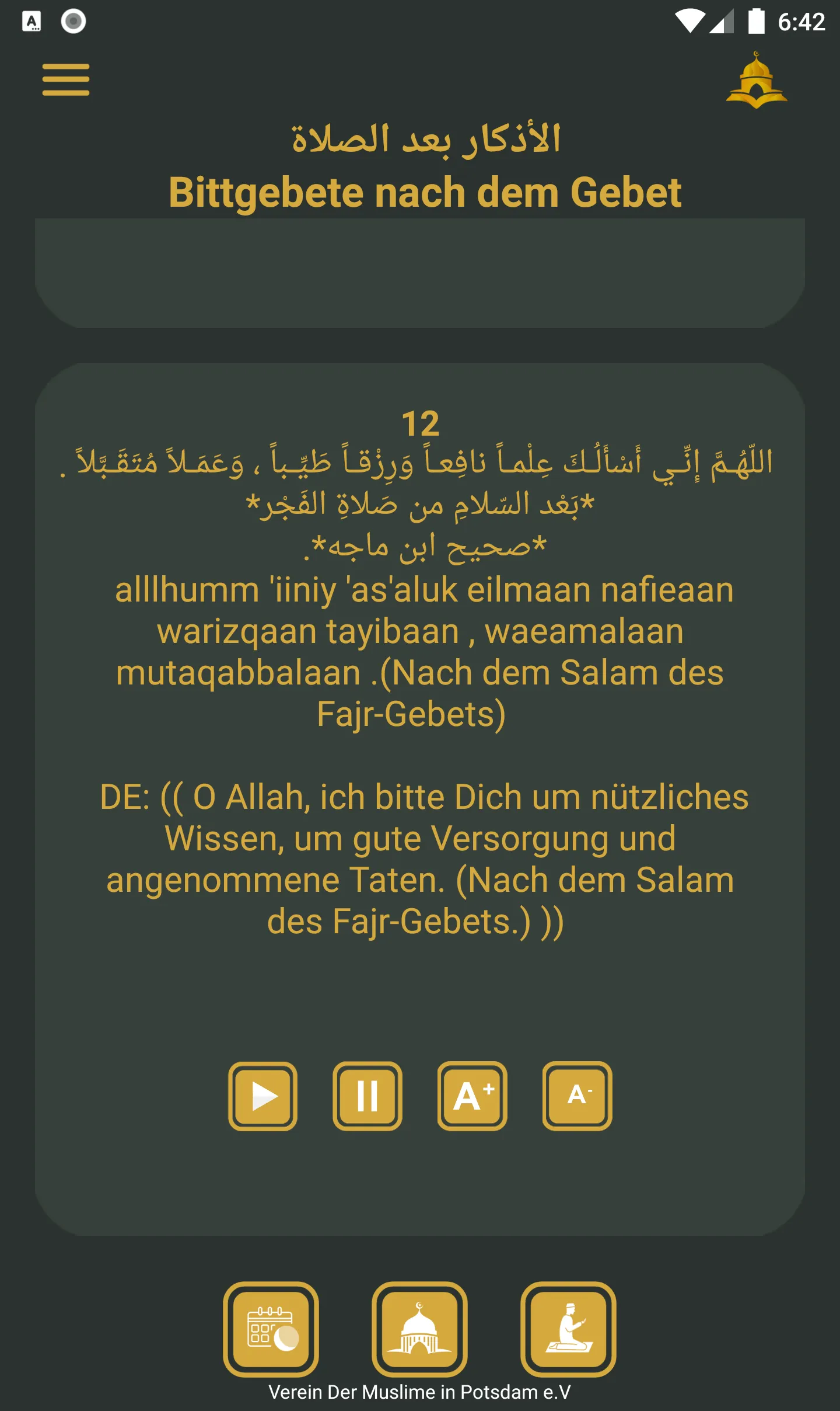 Prayer Times for Potsdam City | Indus Appstore | Screenshot