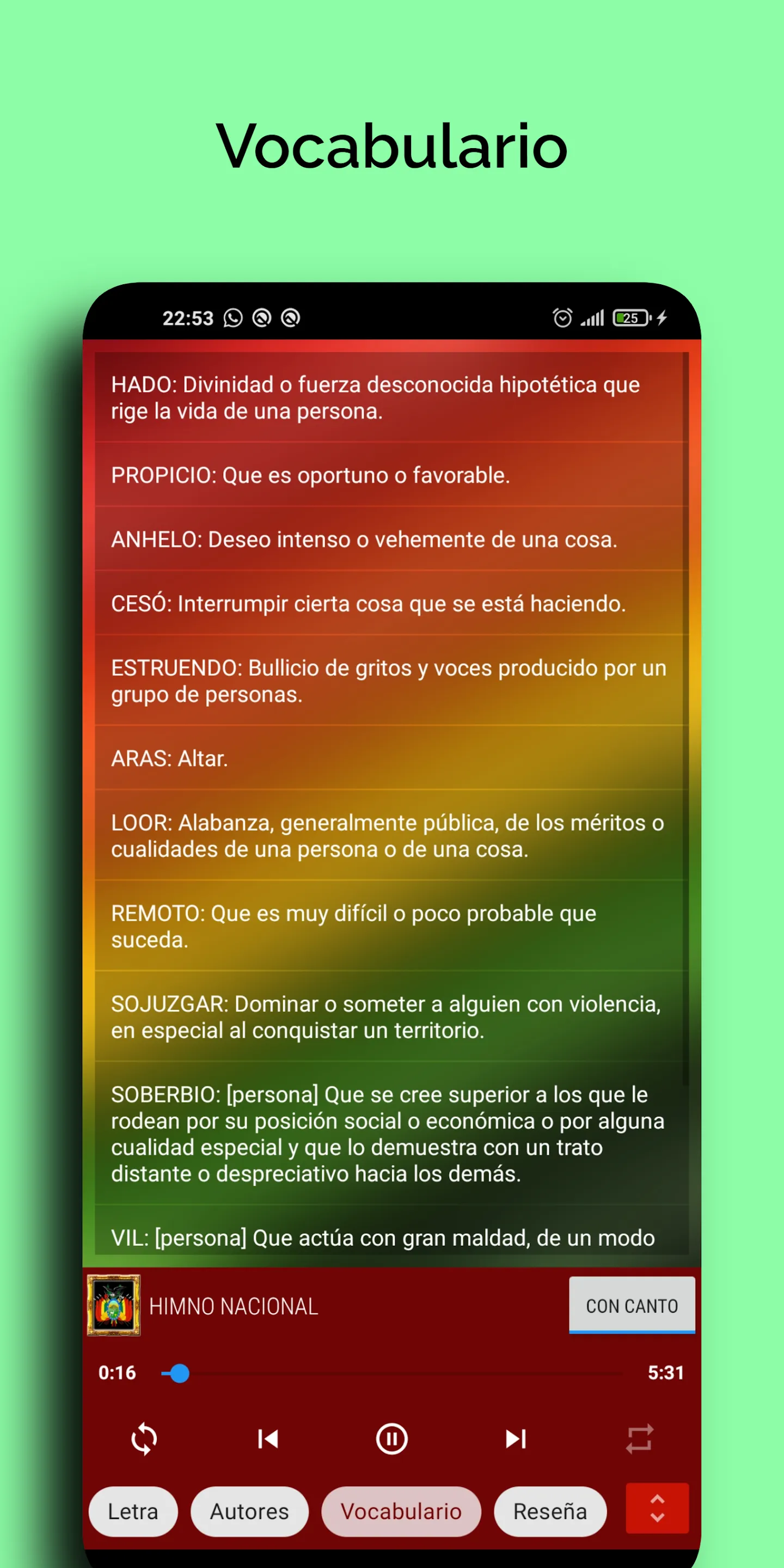 Cancionero Boliviano Completo | Indus Appstore | Screenshot