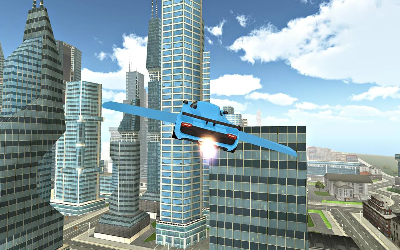 Flying Car Simulator Xtreme 3D | Indus Appstore | Screenshot