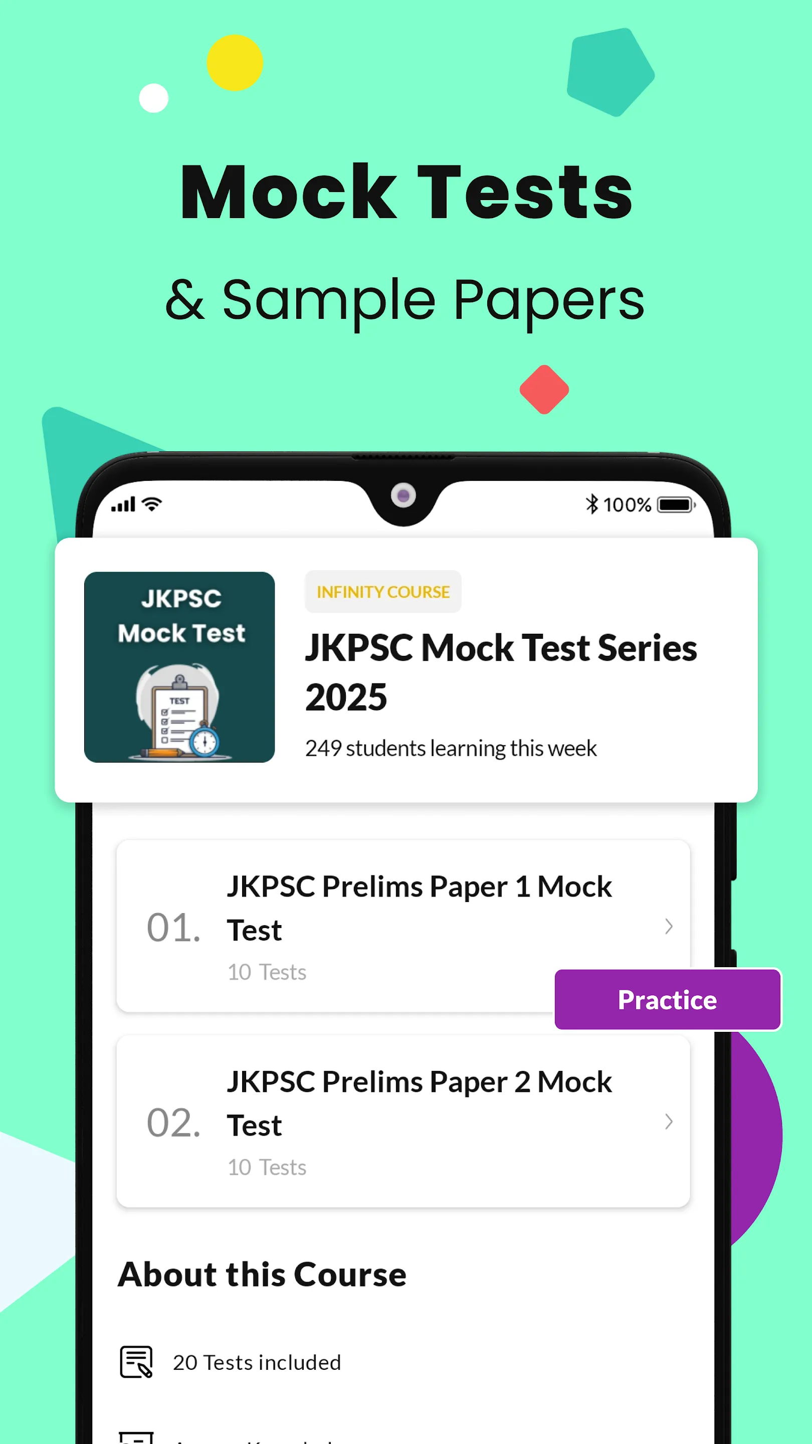 JKPSC Exam Preparation App | Indus Appstore | Screenshot
