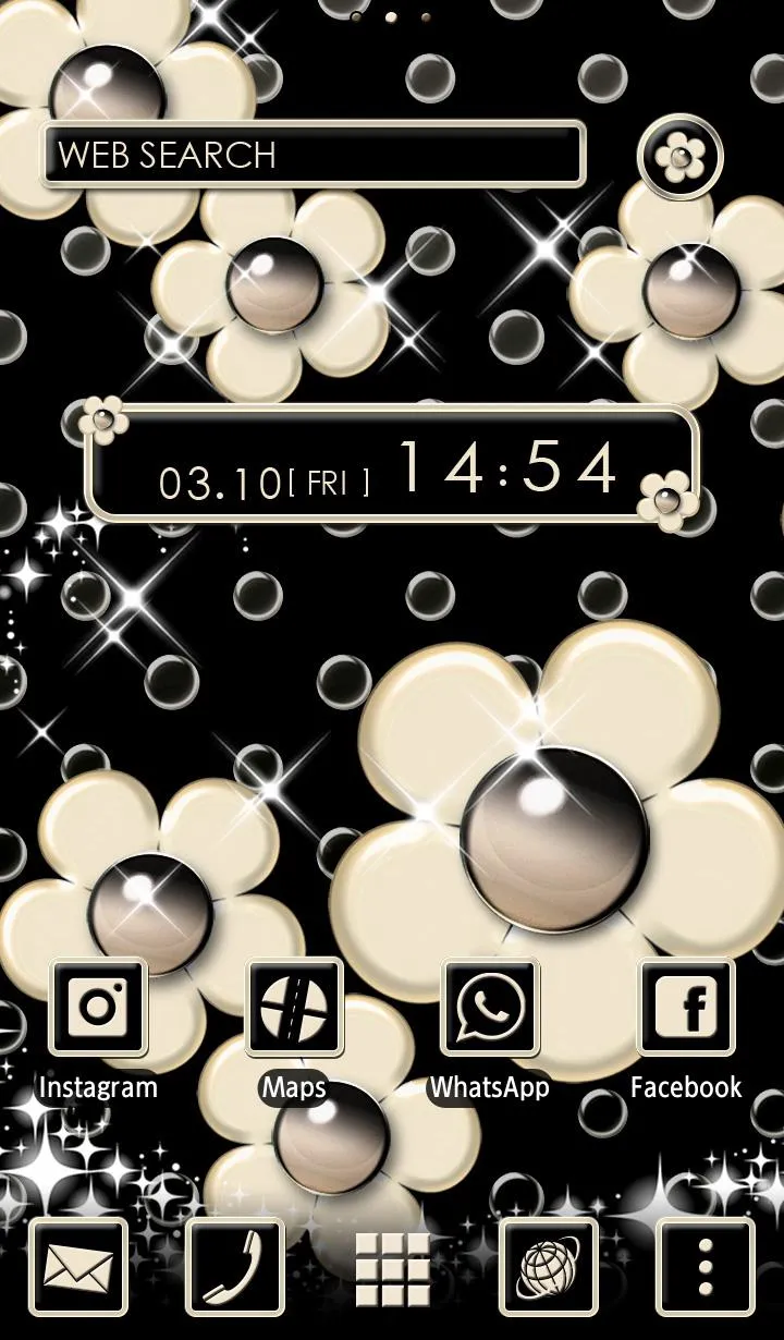 Flower Wallpaper Bubble Daisy | Indus Appstore | Screenshot