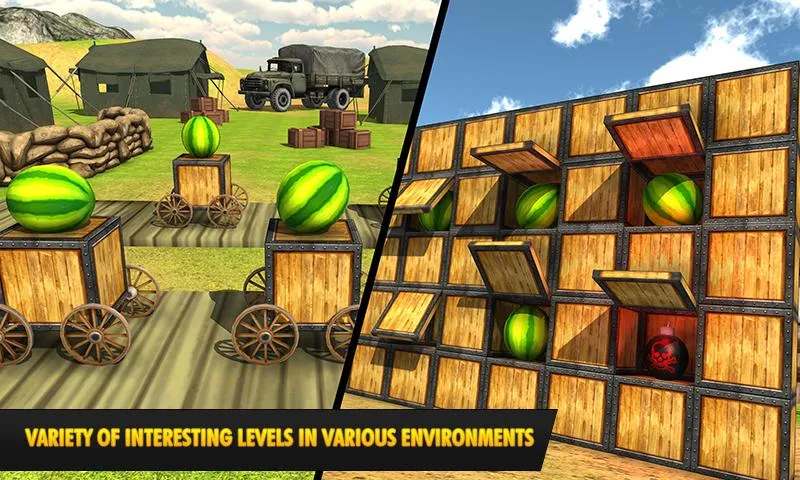 Watermelon shooting game 3D | Indus Appstore | Screenshot