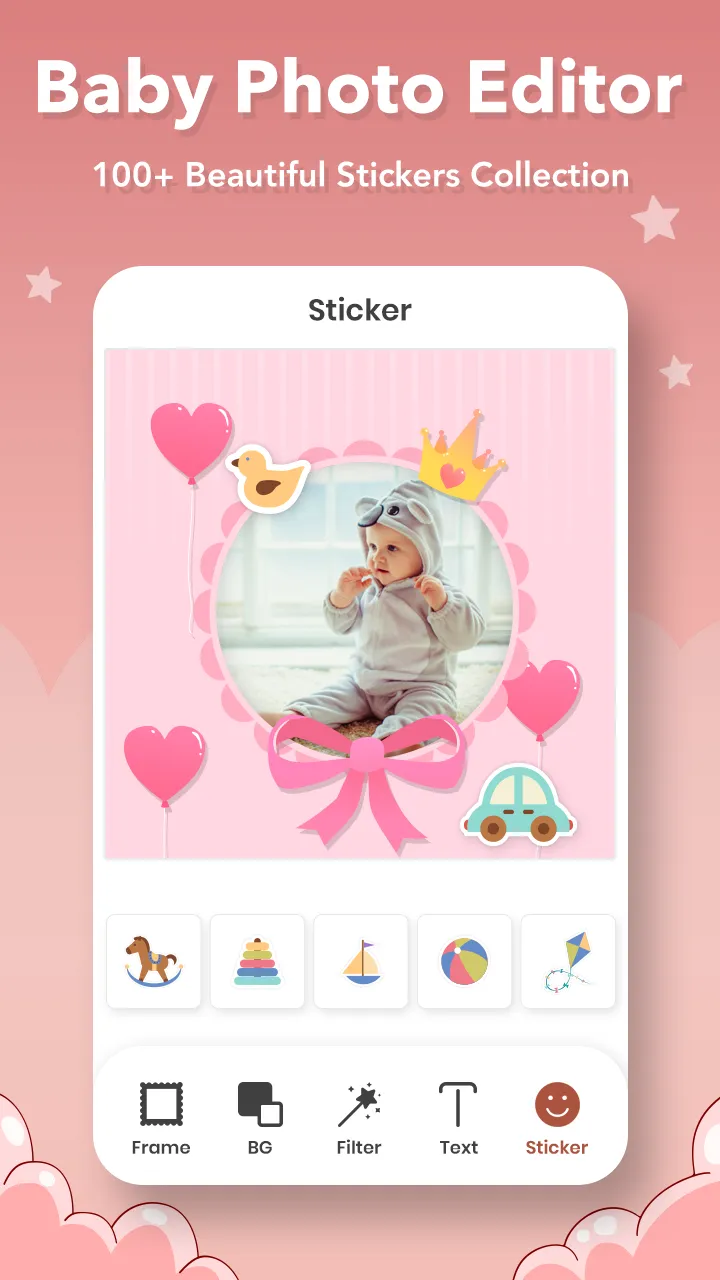 Baby Photo Editor : Tootsie Ba | Indus Appstore | Screenshot