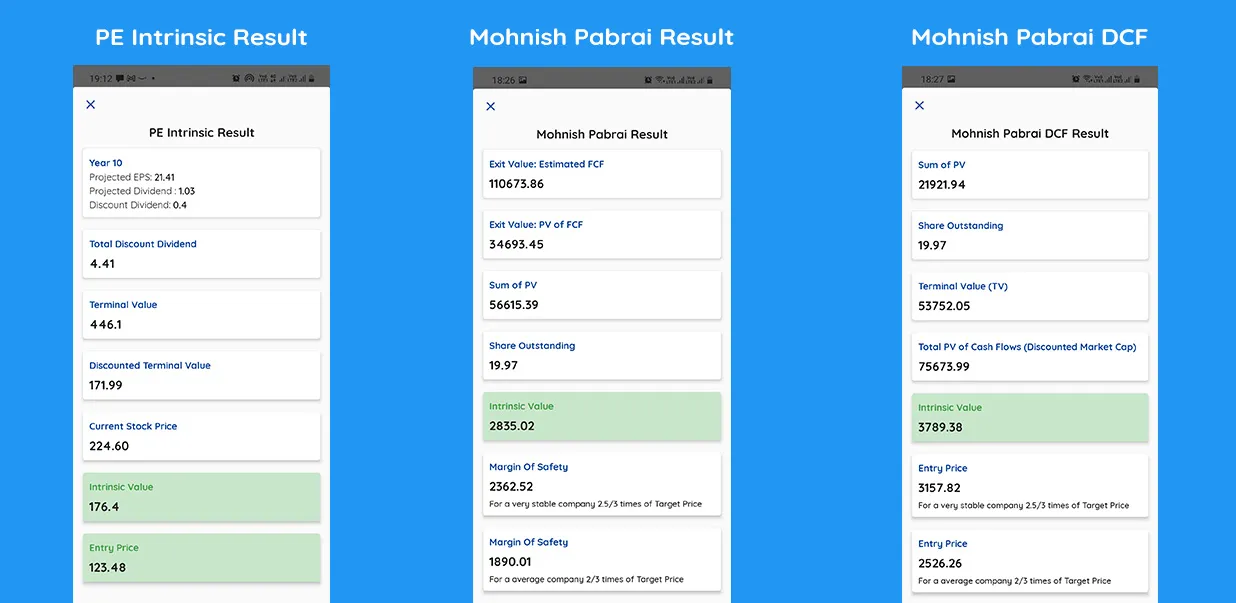 Intric - Intrinsic Valuation | Indus Appstore | Screenshot