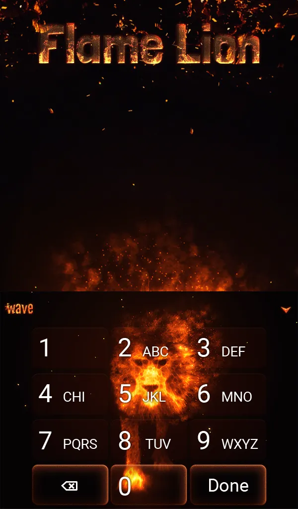 Flame Lion Wallpaper HD Theme | Indus Appstore | Screenshot