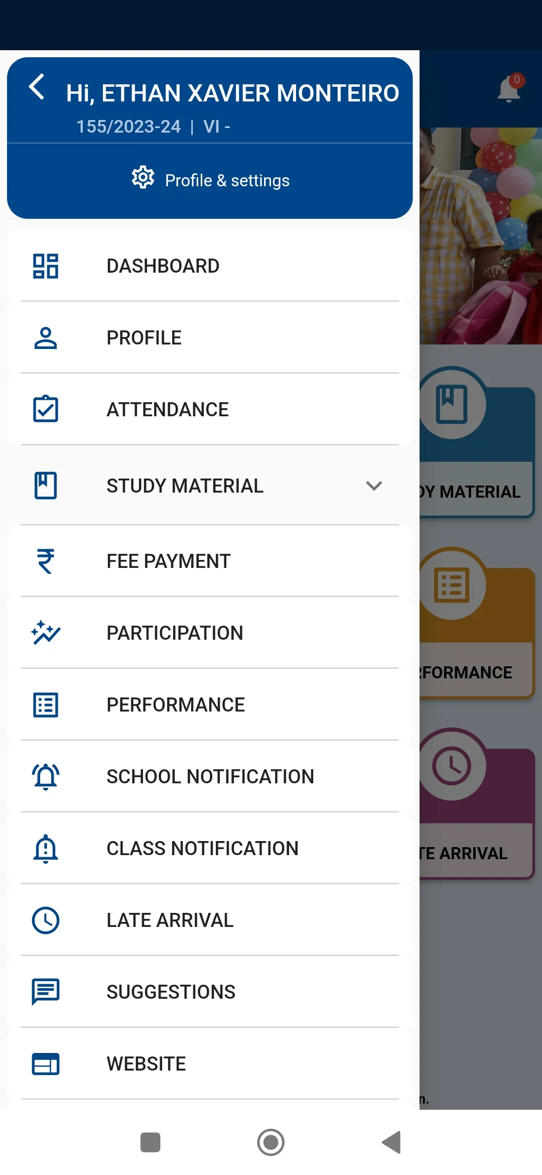 St Aloysius Gonzaga School | Indus Appstore | Screenshot