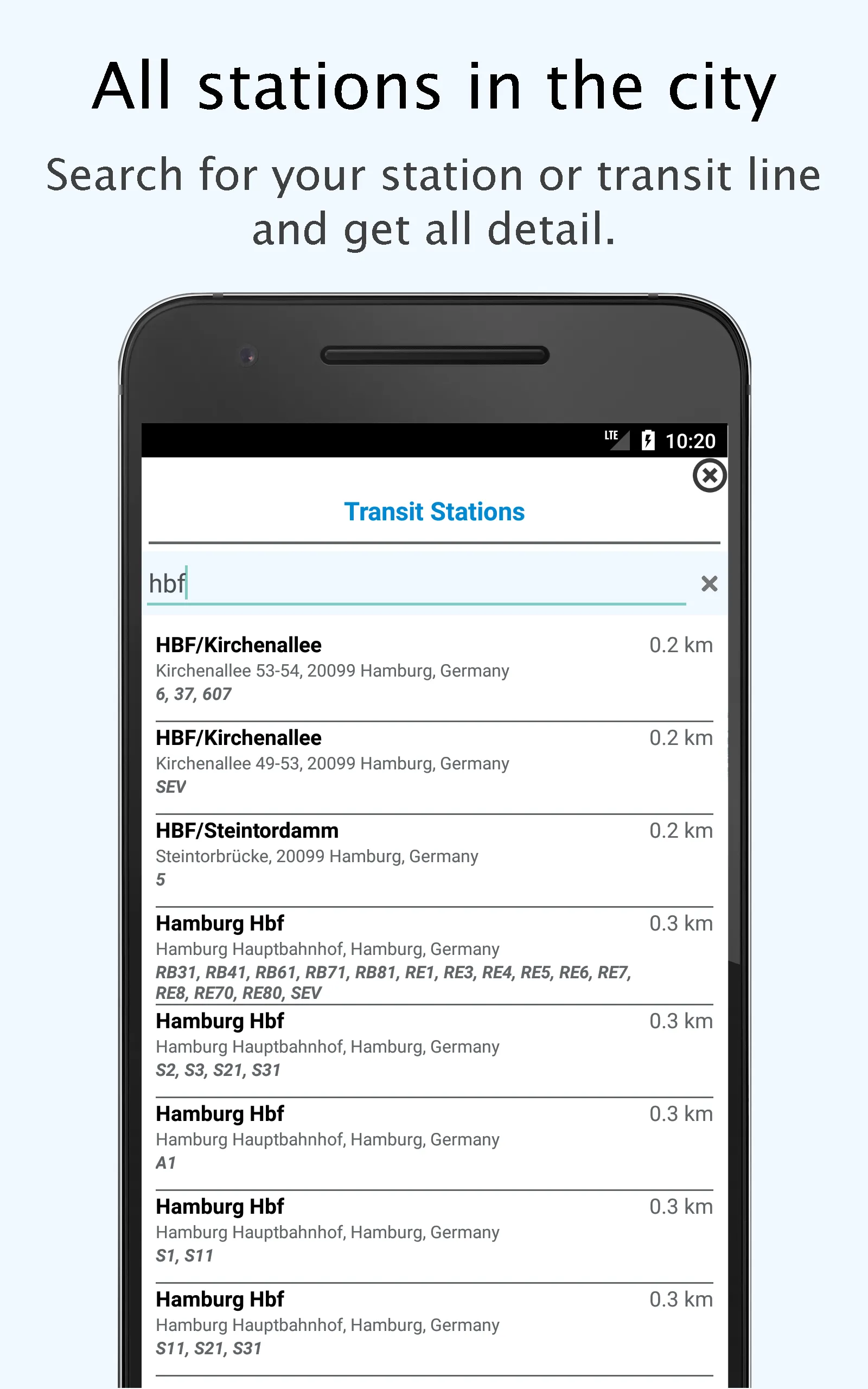 Hamburg Public Transport | Indus Appstore | Screenshot