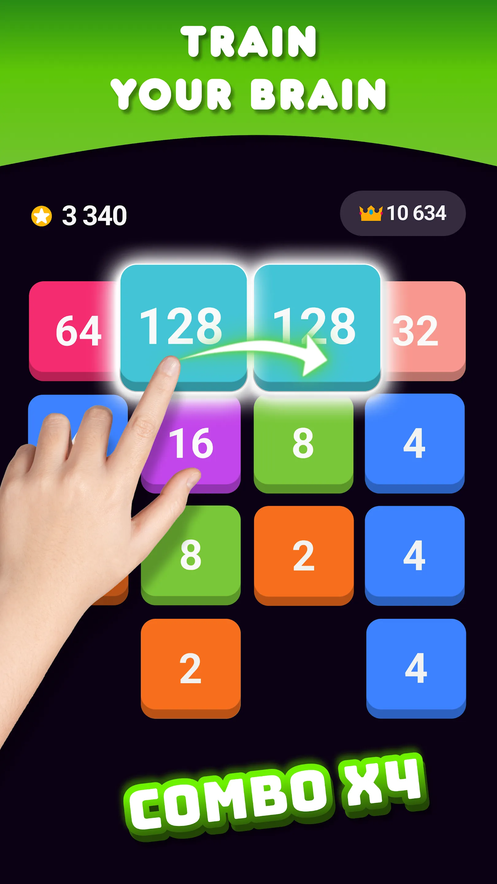 Merge Blocks Number Game 2048 | Indus Appstore | Screenshot