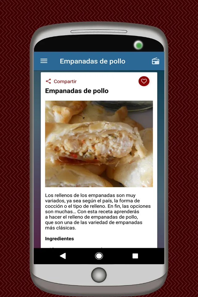 Empanada Recipe | Indus Appstore | Screenshot