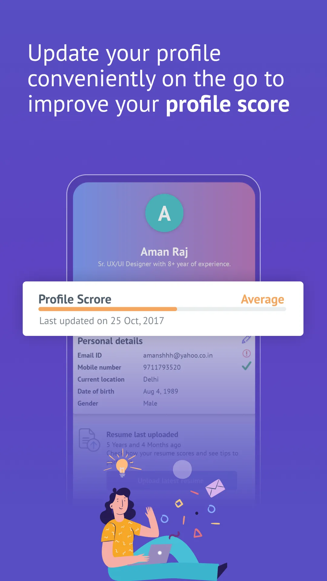 Shine.com Job Search App | Indus Appstore | Screenshot