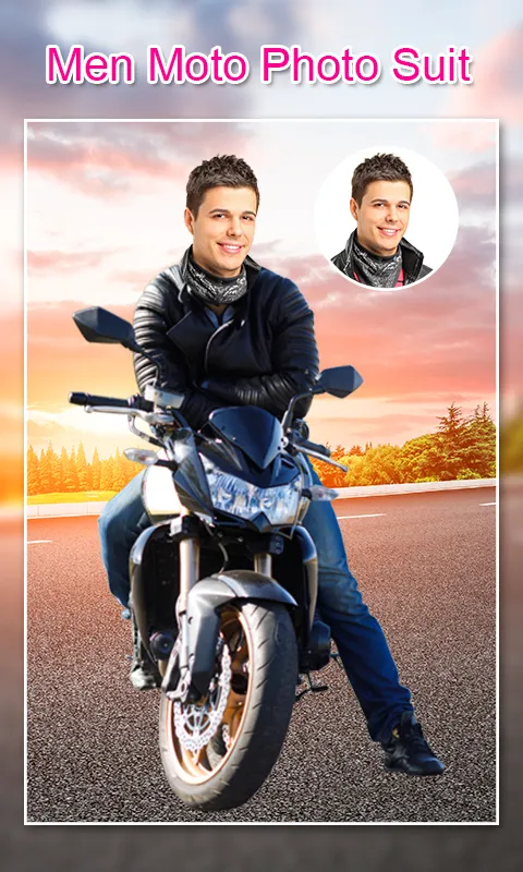 Men Moto Photo Suit | Indus Appstore | Screenshot