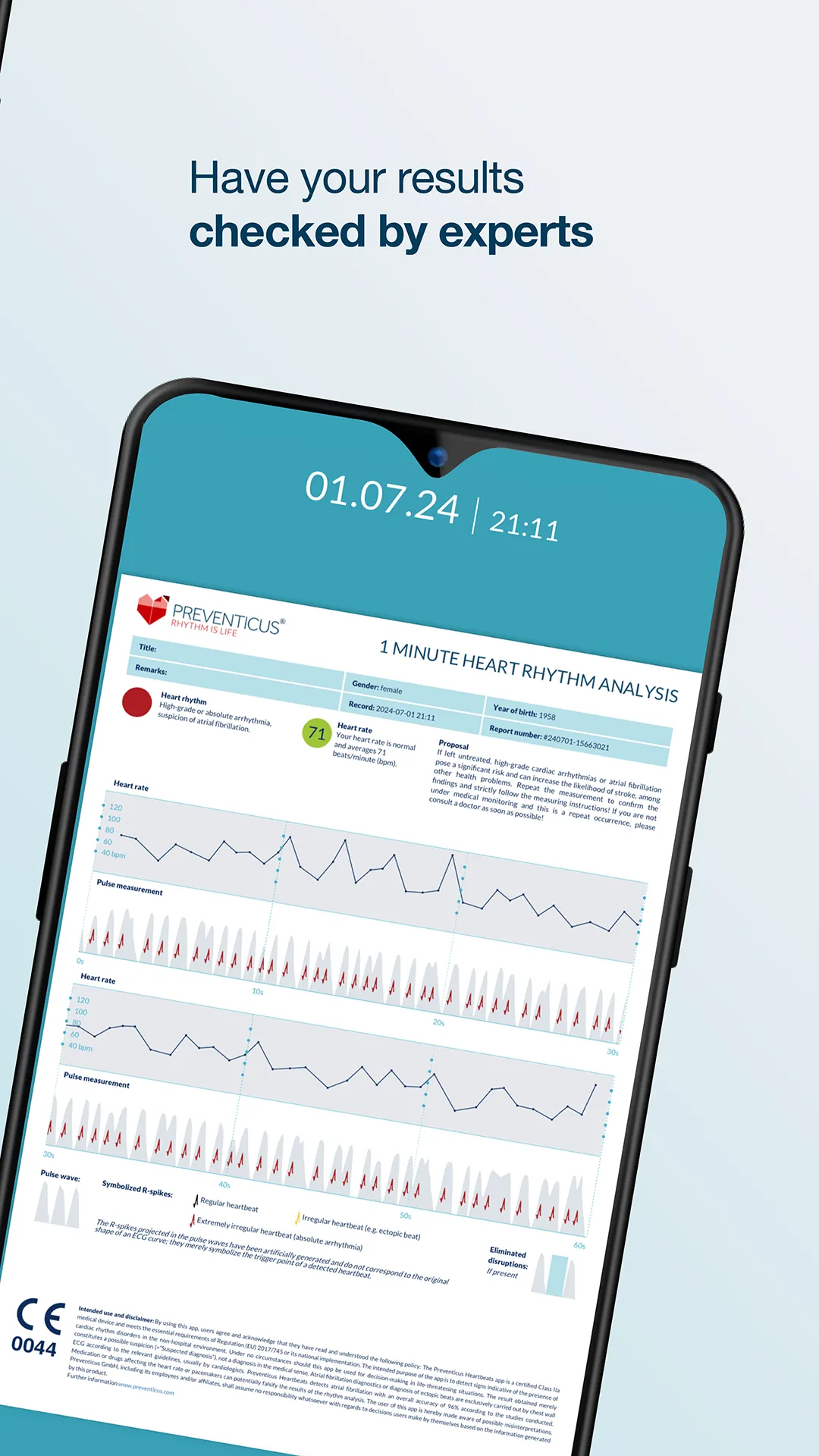 Preventicus Heartbeats | Indus Appstore | Screenshot