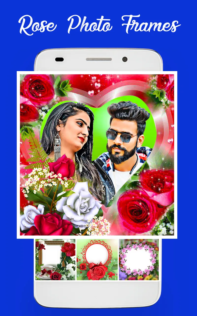 Rose flowers dual photo frame | Indus Appstore | Screenshot