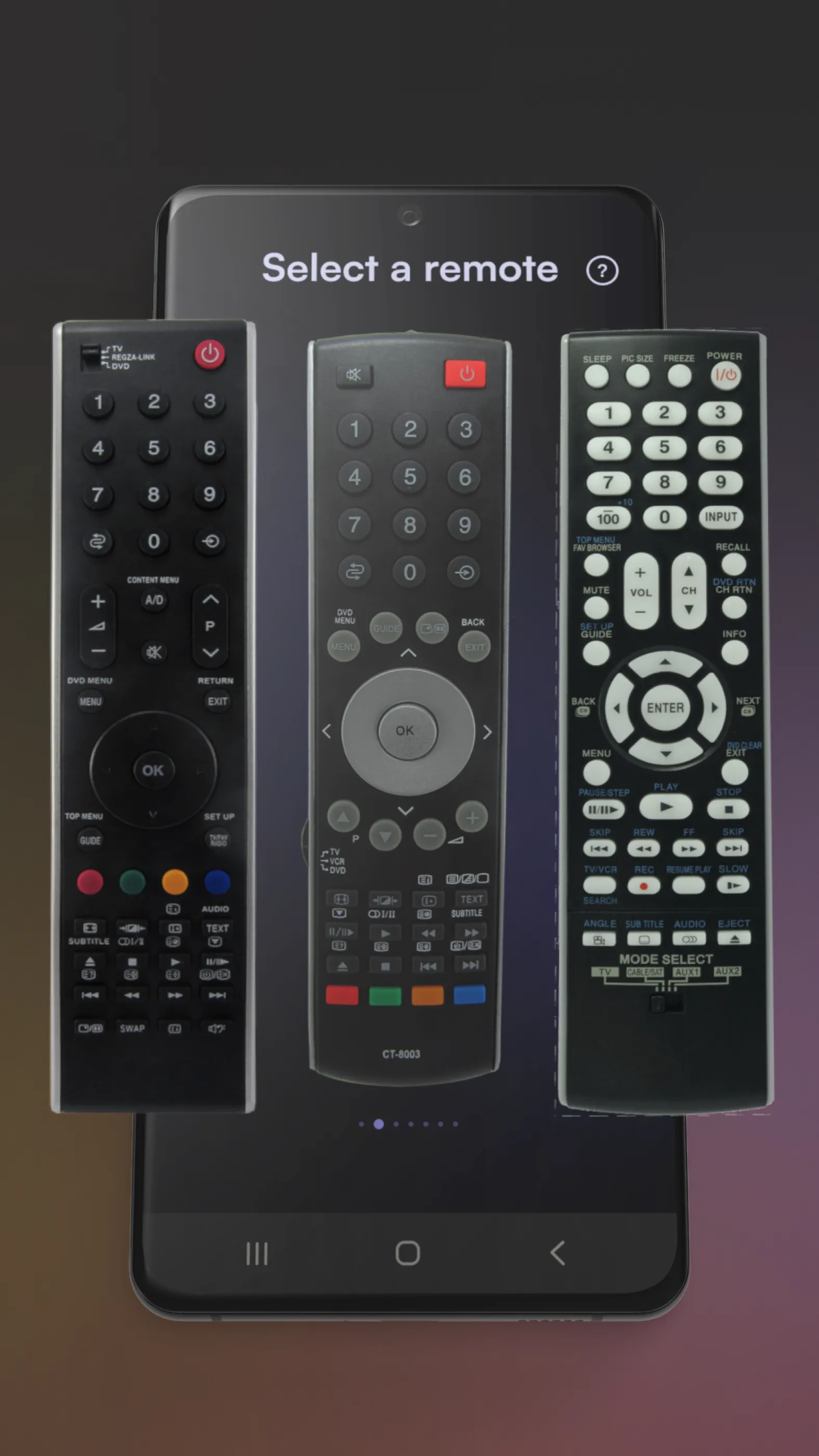 Remote Control For Toshiba TVs | Indus Appstore | Screenshot