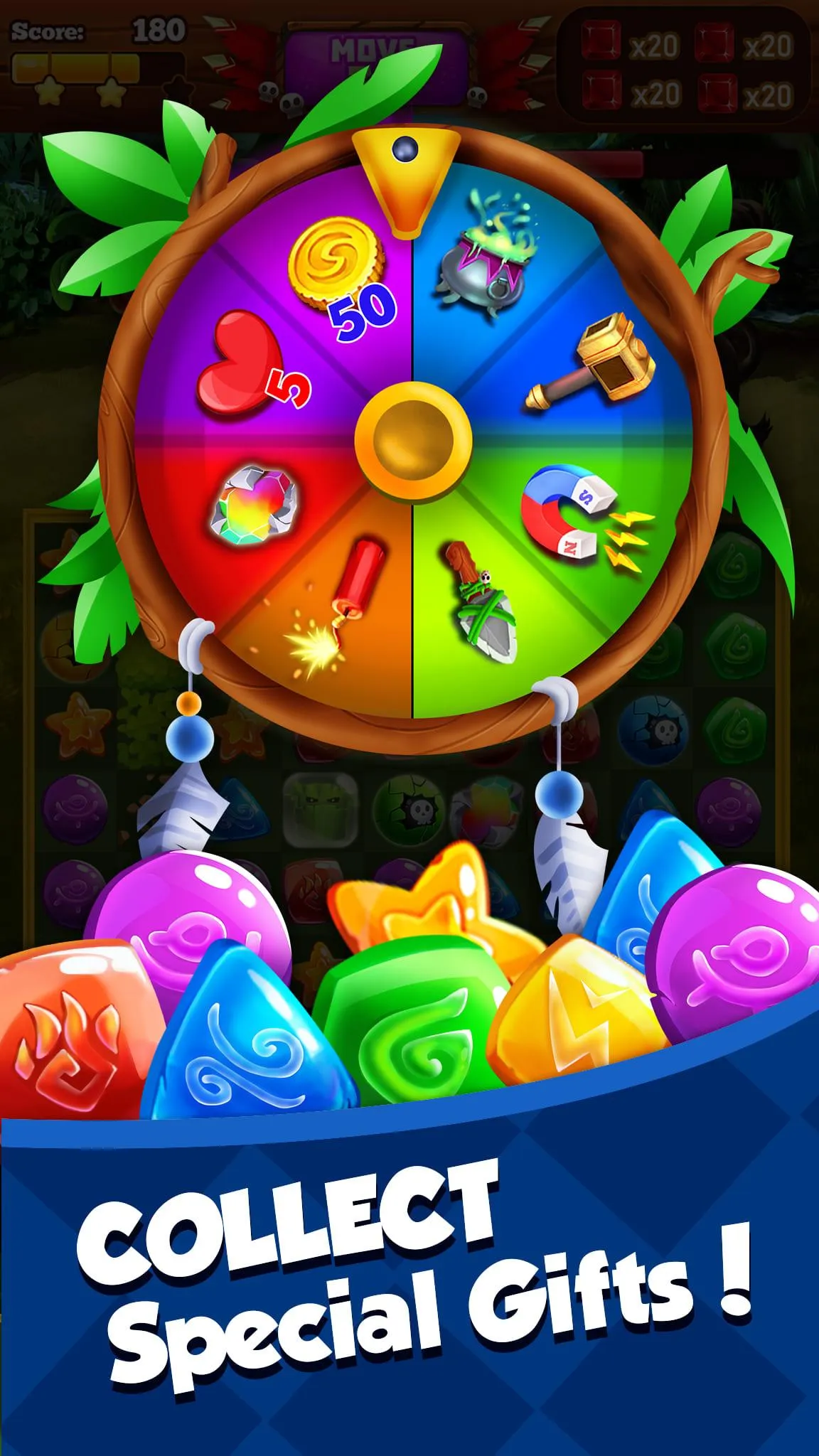 Jewels Island - Match 3 Puzzle | Indus Appstore | Screenshot