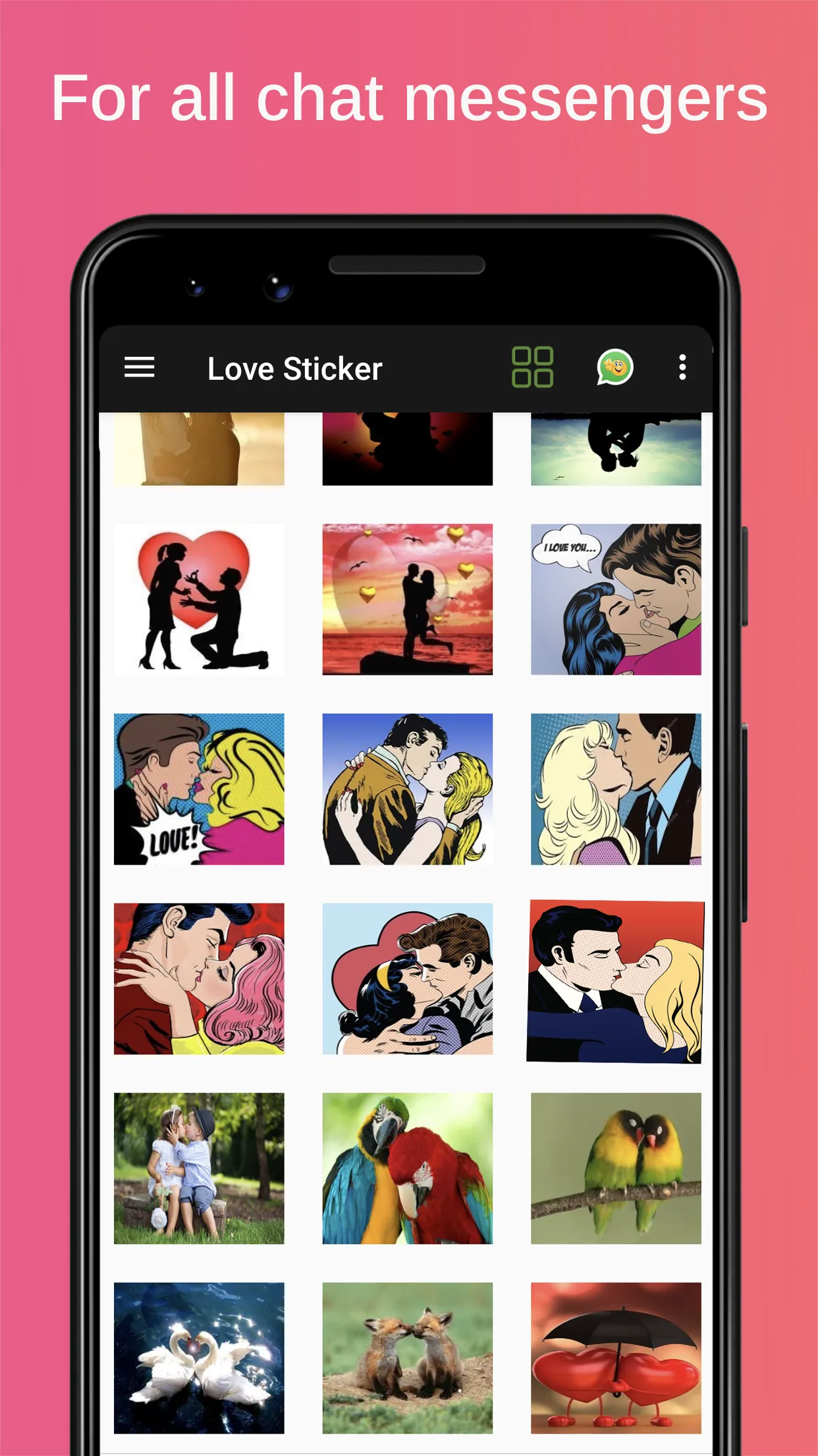 Love Sticker - WAStickerApps | Indus Appstore | Screenshot