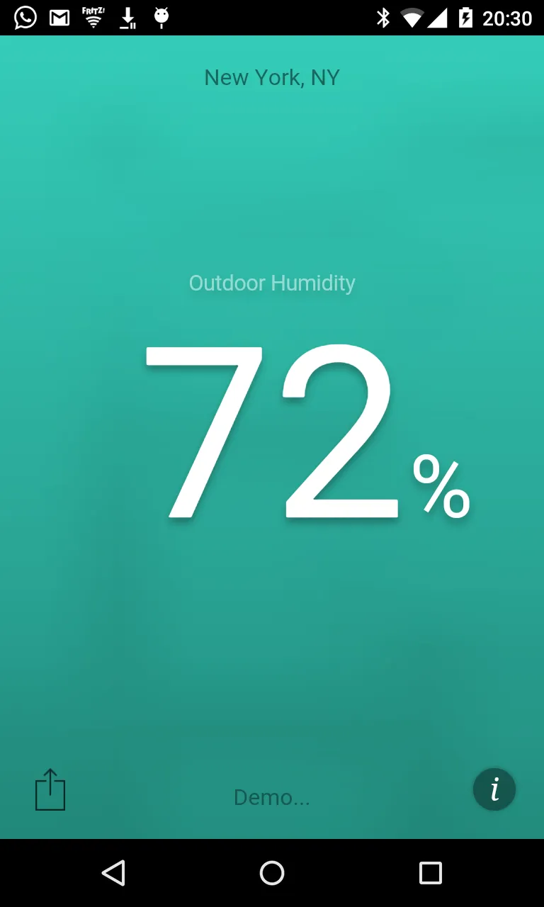 Humidity Lite | Indus Appstore | Screenshot