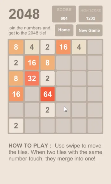 2048 Classic Number Merge | Indus Appstore | Screenshot